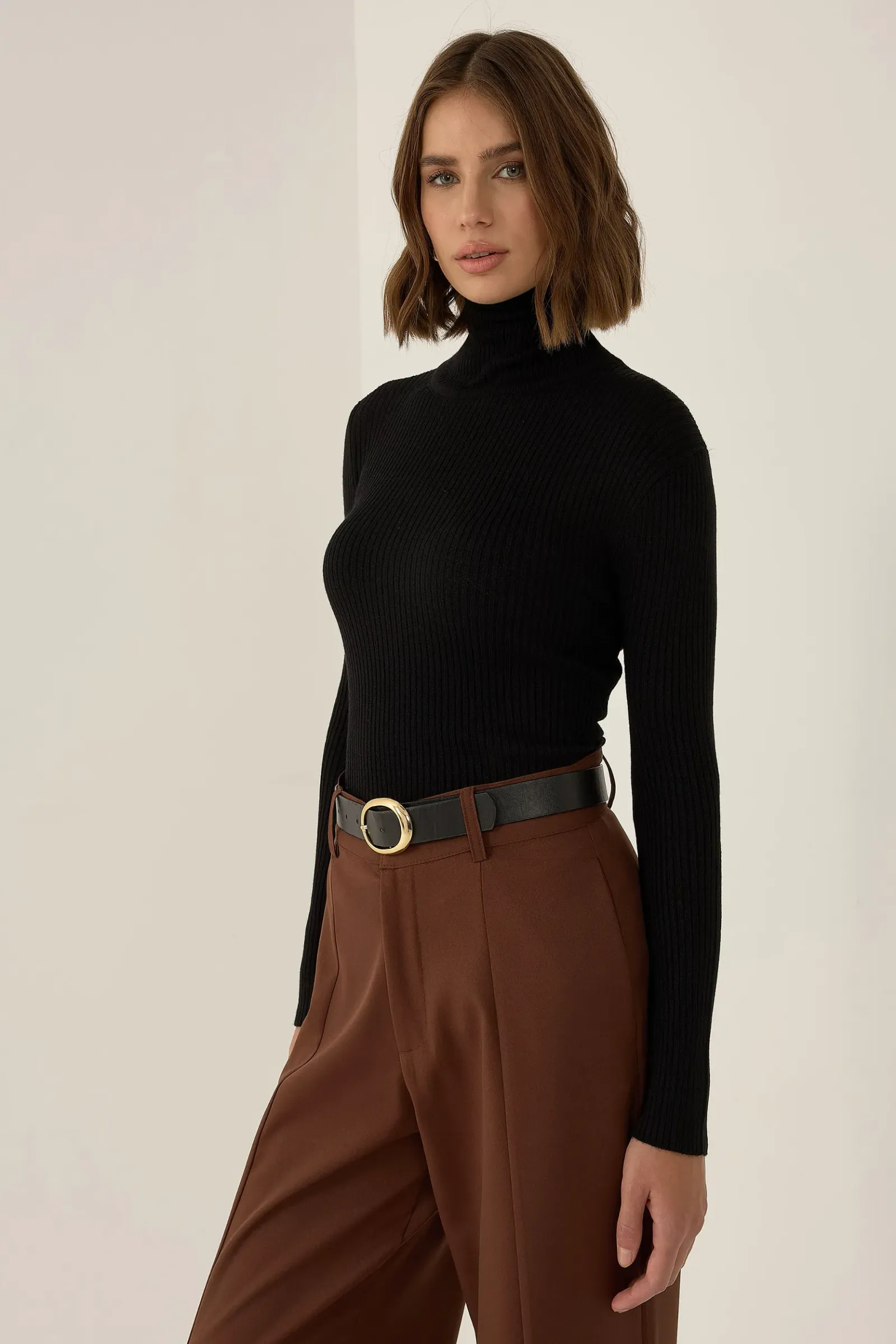 Slim Fit Turtleneck Sweater 5