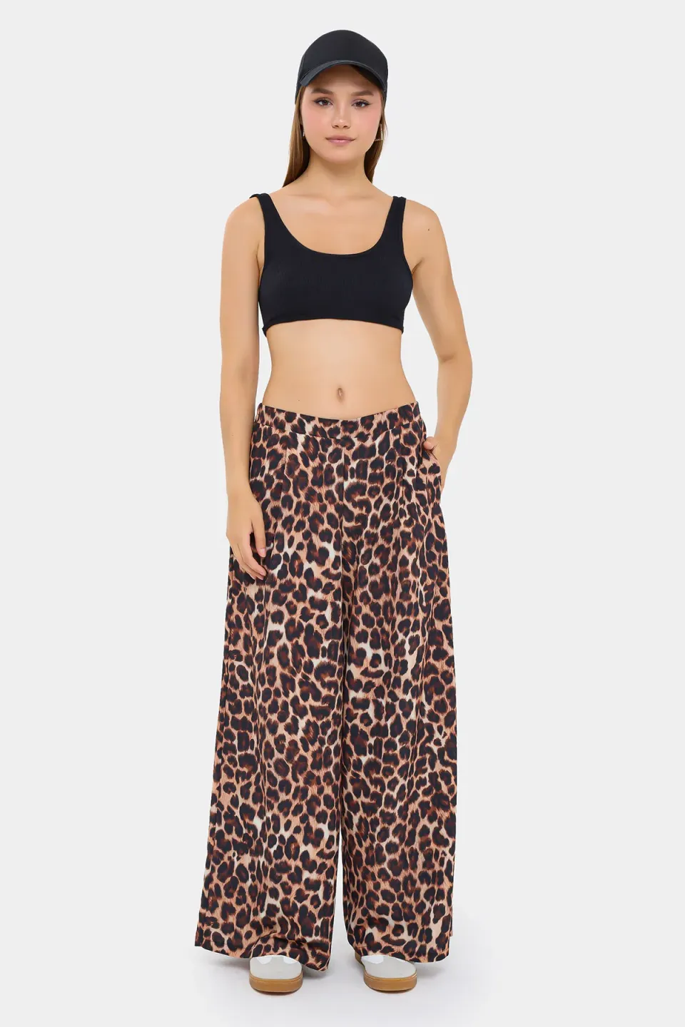 Ribbed Sleeveless Crop Top