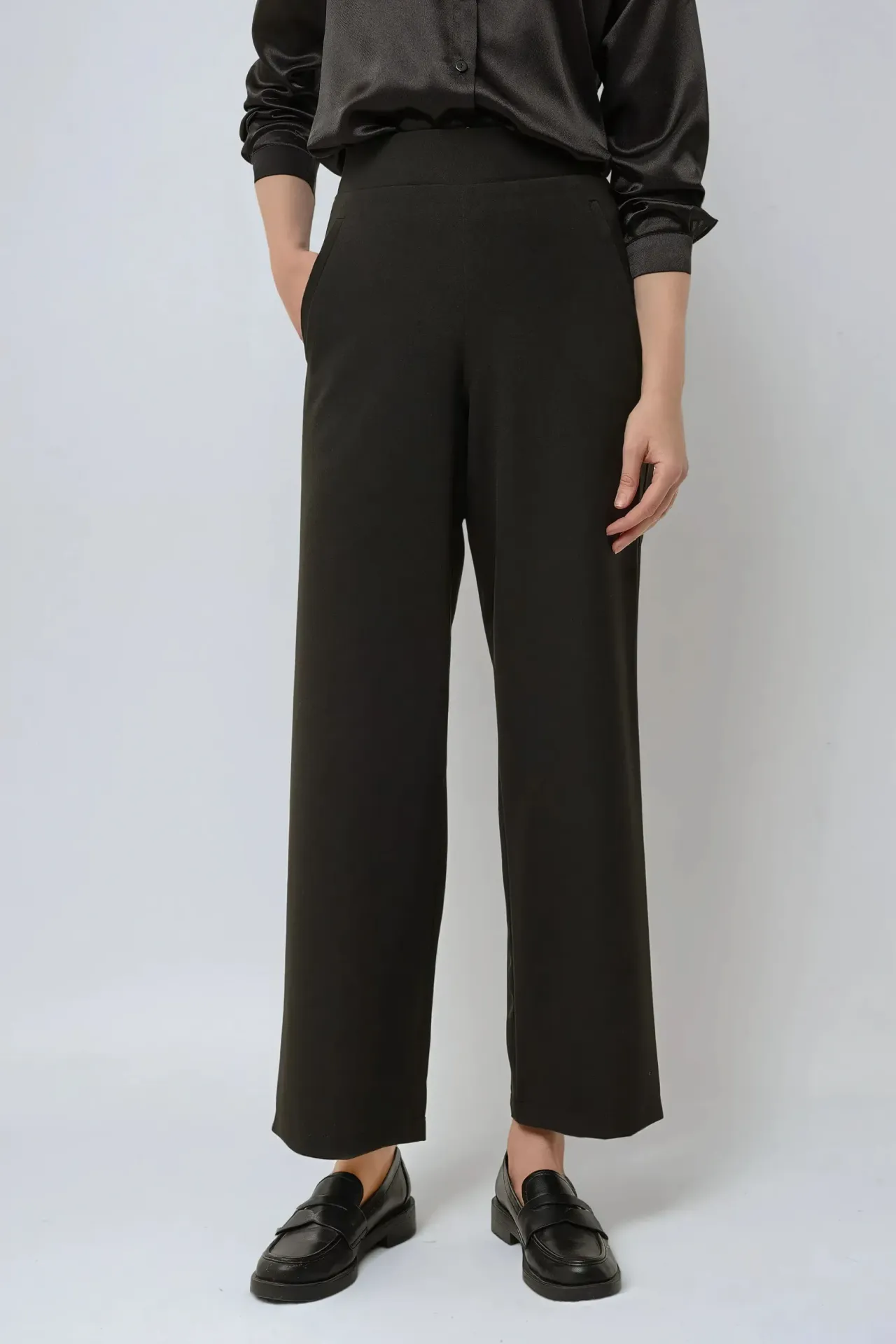 High Waist Wide Leg Pants