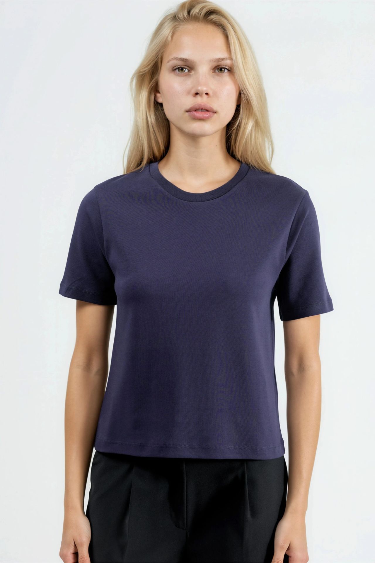 BUSEM Crew Neck Cotton T-Shirt 6
