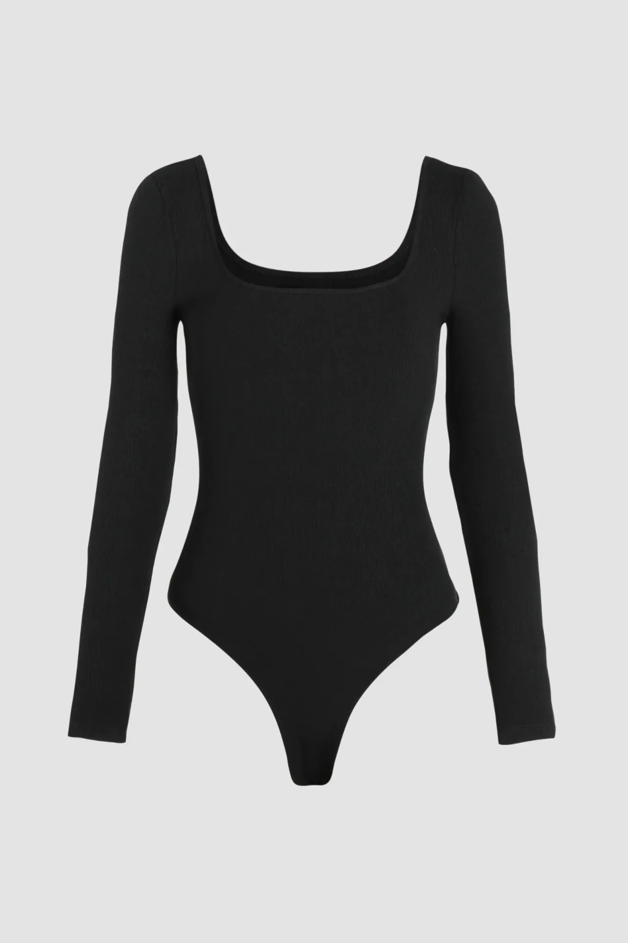 Square Neck Long Sleeve Bodysuit