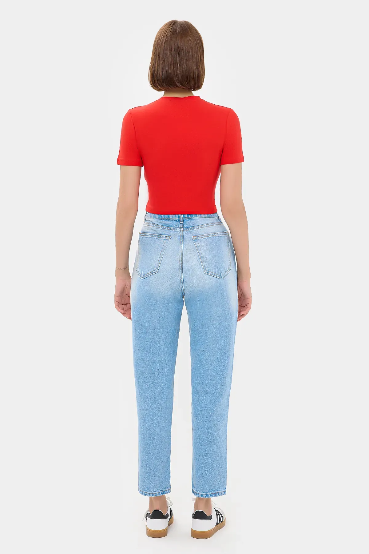 Crew Neck Basic Crop top 4
