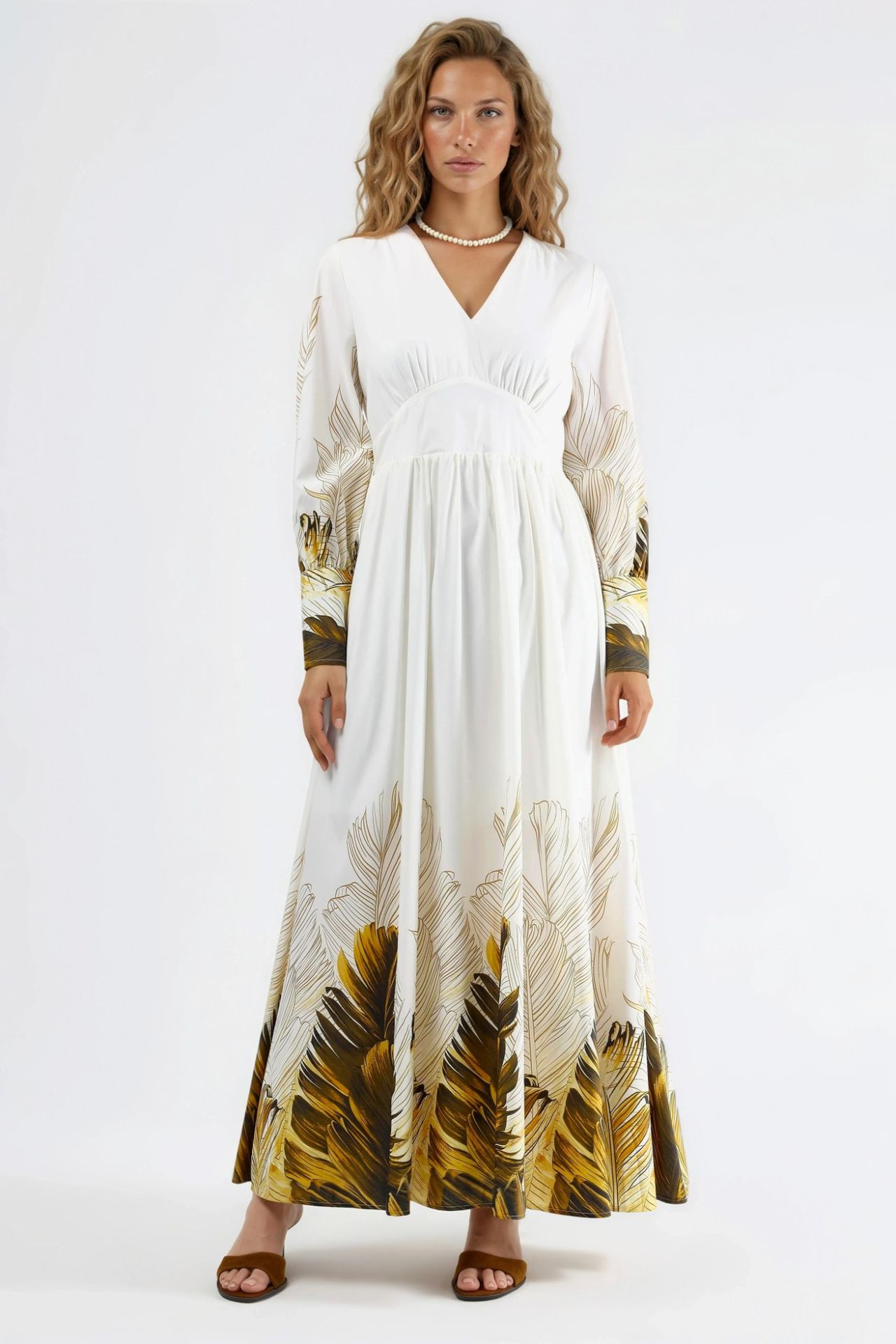 MSN Tropical Floral Print Maxi Dress 6