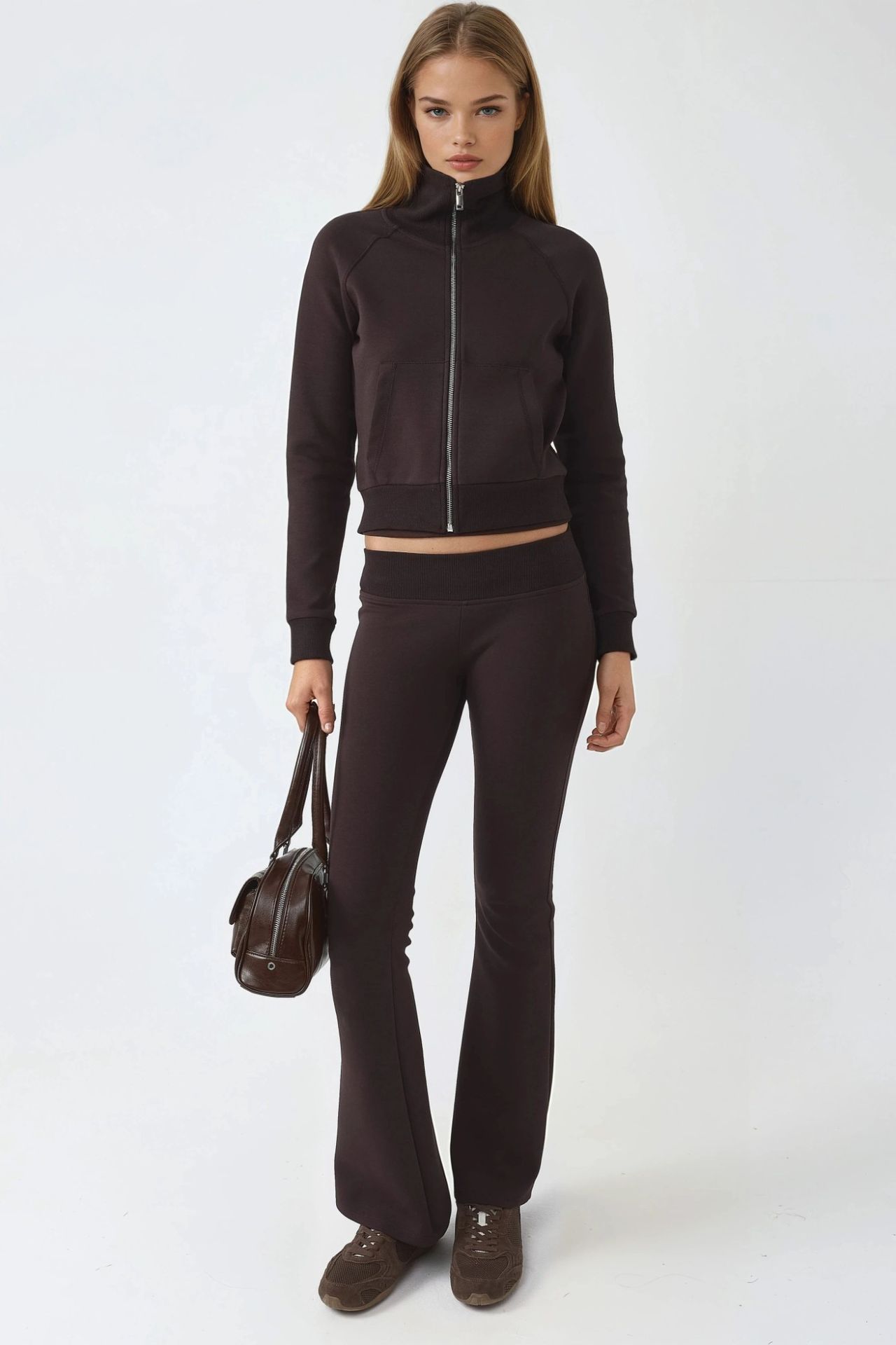 BUSEM Zippered Cotton Jacket with Pockets 5