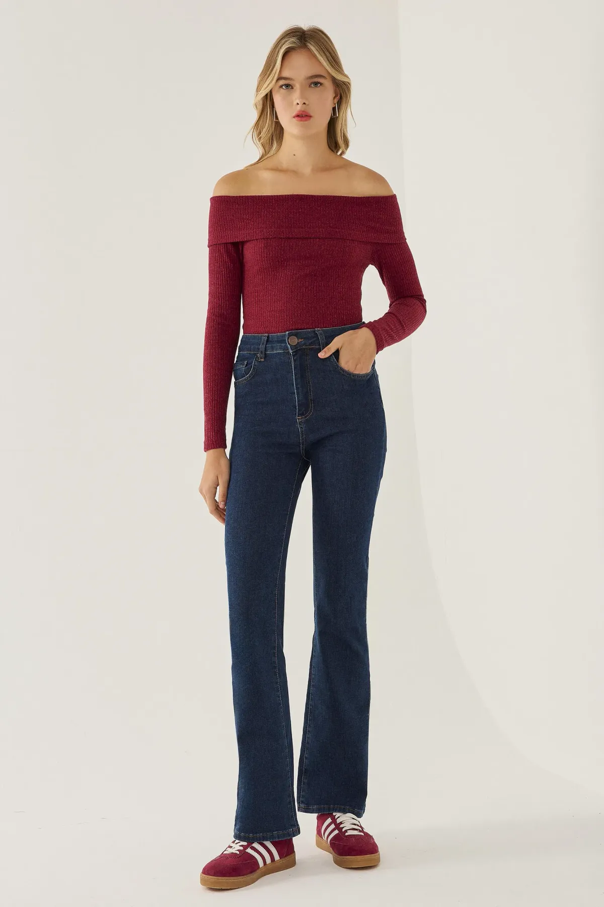 Off Shoulder Jersey Top 2