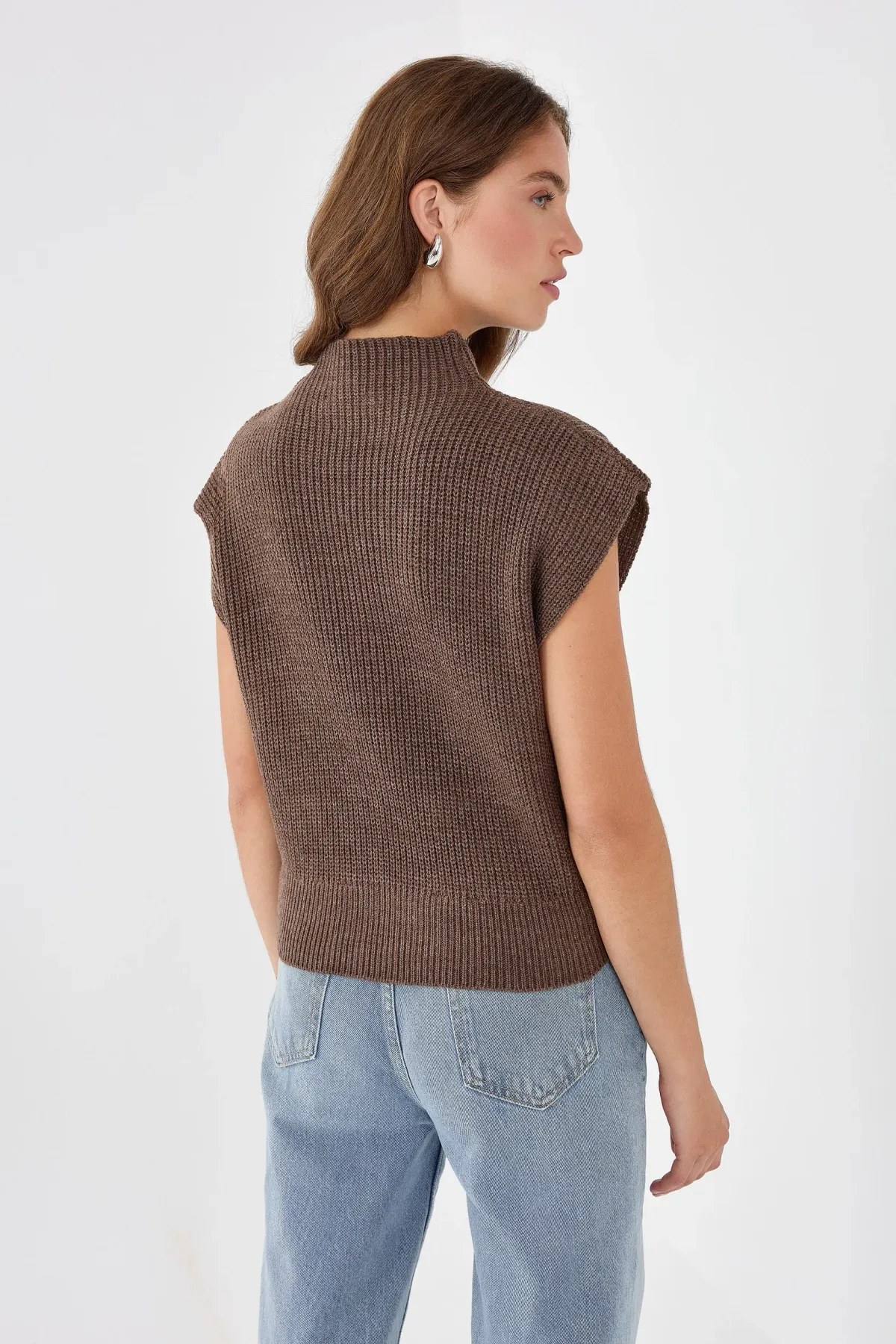 Half Turtleneck Knit Sweater 4