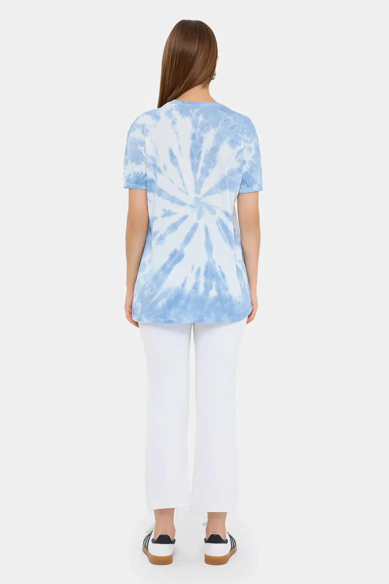 Relaxed Fit Acid-Washed Cotton T-Shirt