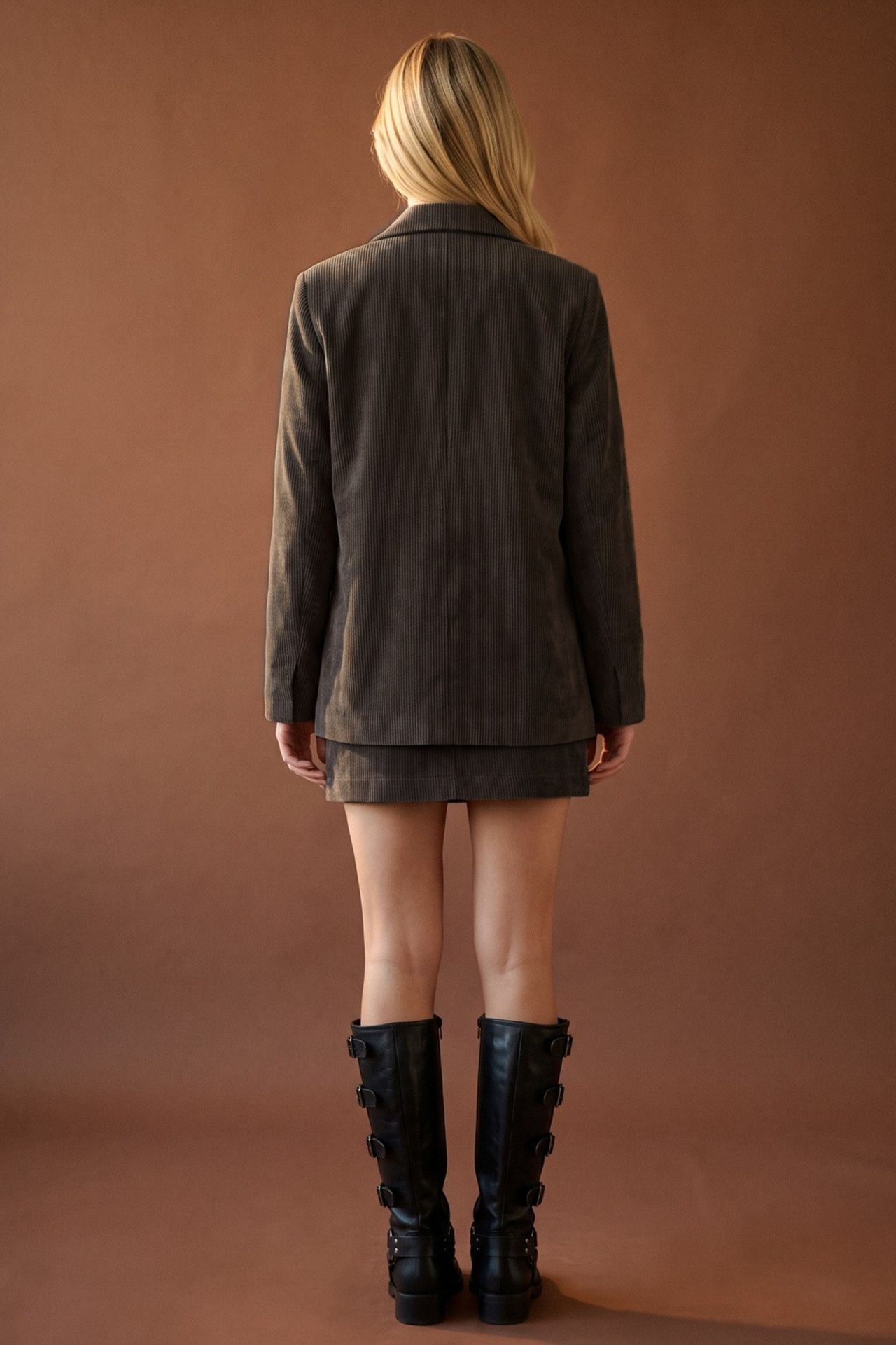 Regular Fit Velvet Jacket 3