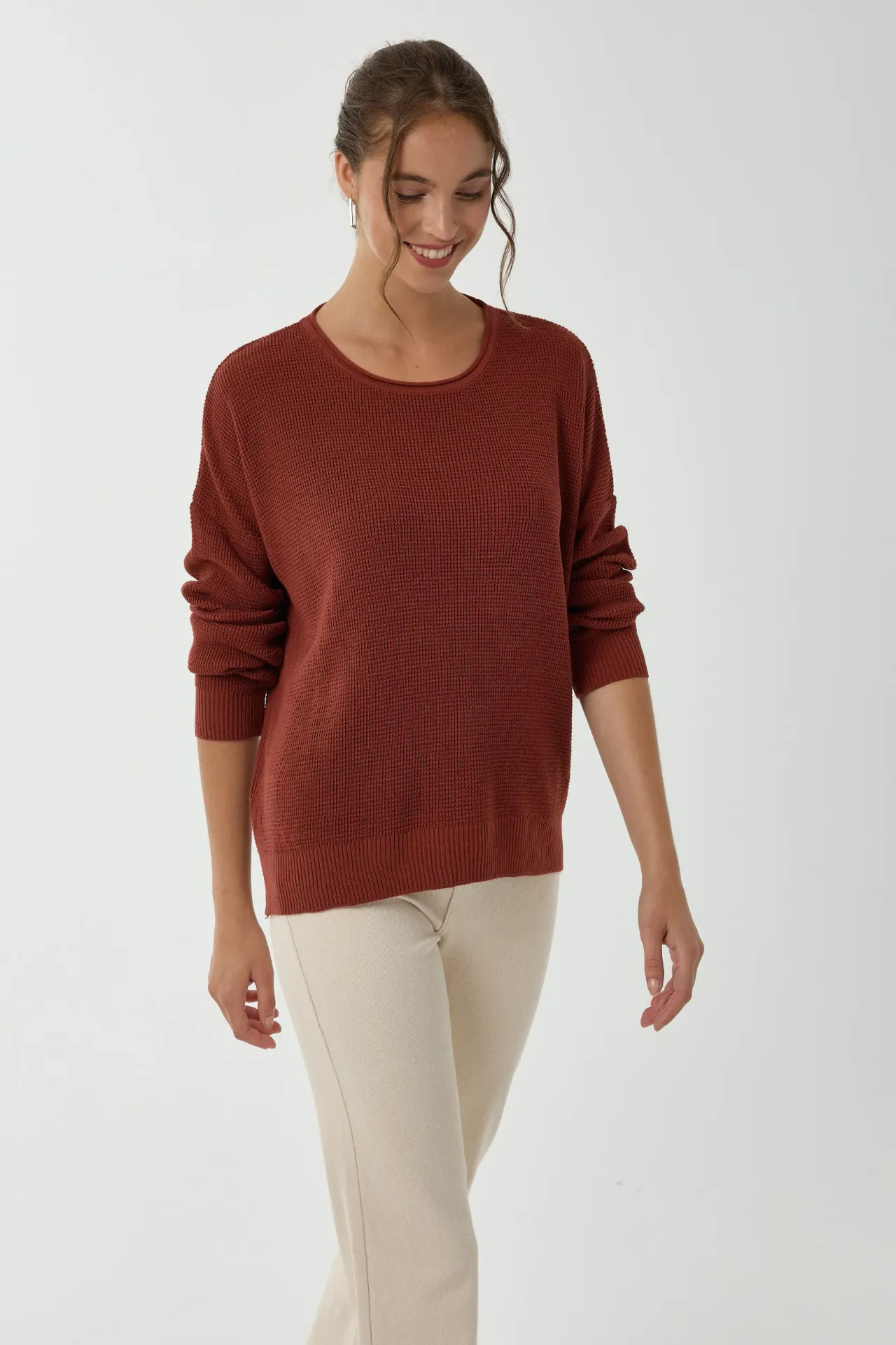 Relaxed-Fit Knitted Sweater