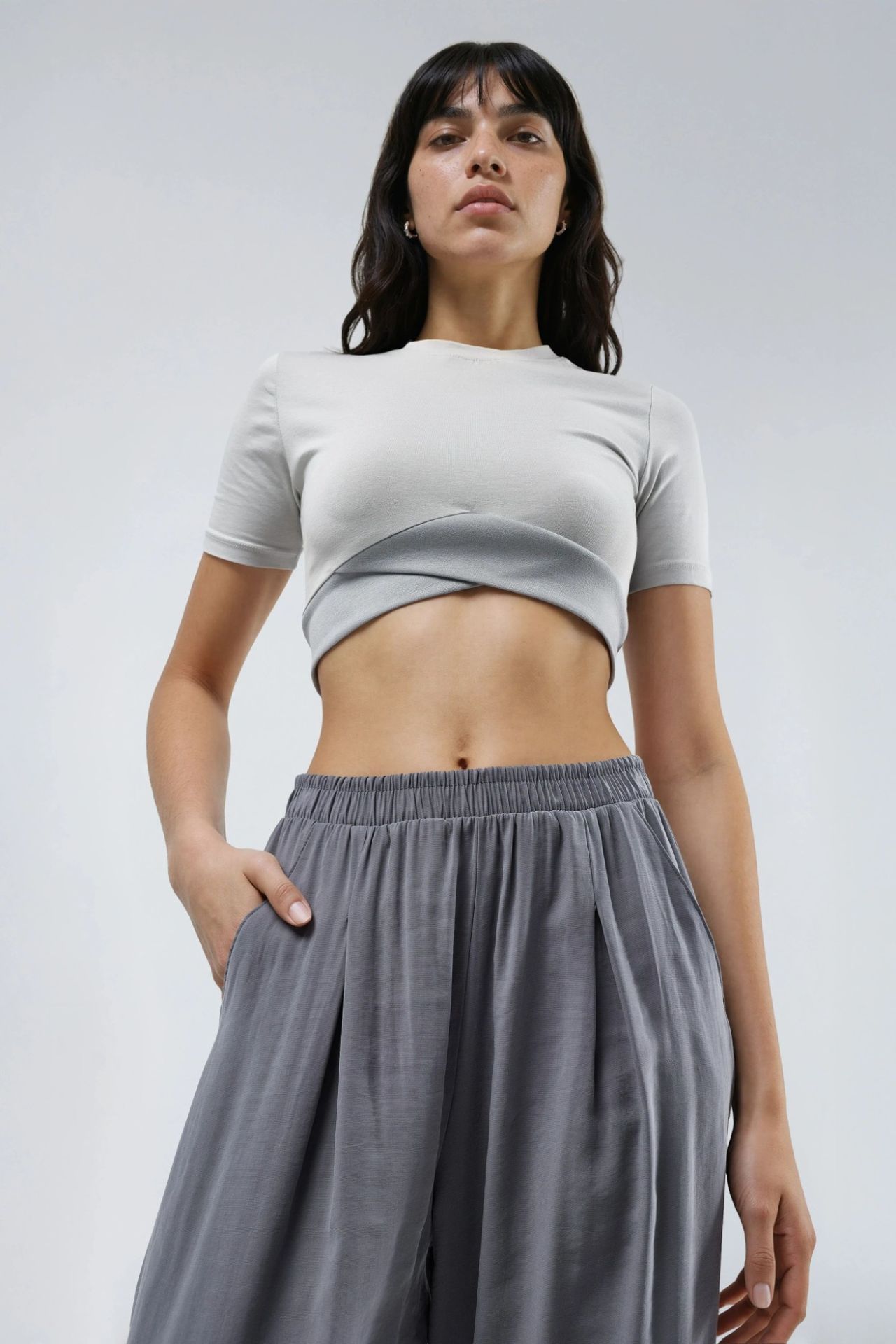 BUSEM Wide Leg Pleated Pants 2