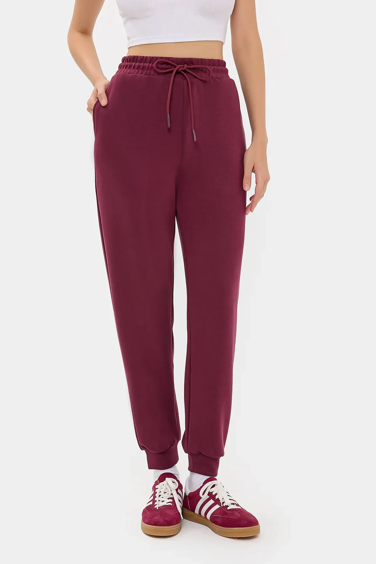 High Waist Regular Fit Joggers