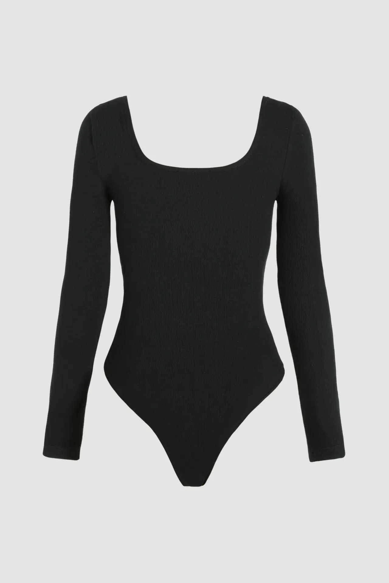 Square Neck Long Sleeve Bodysuit