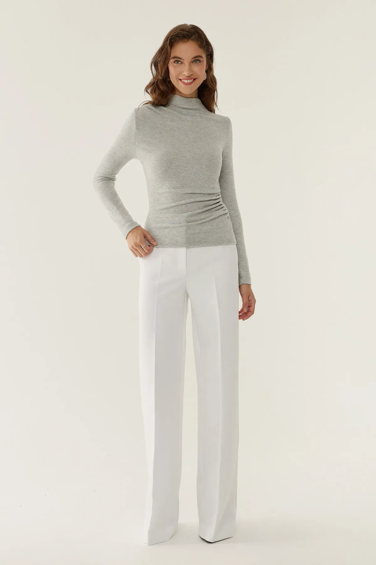 Ruffle Drape Blouse 3