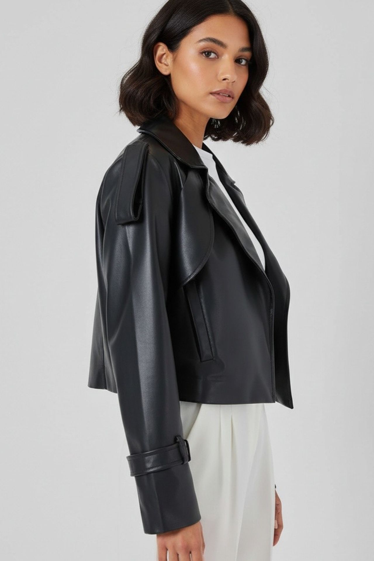 BDART Faux Leather Biker Jacket 4