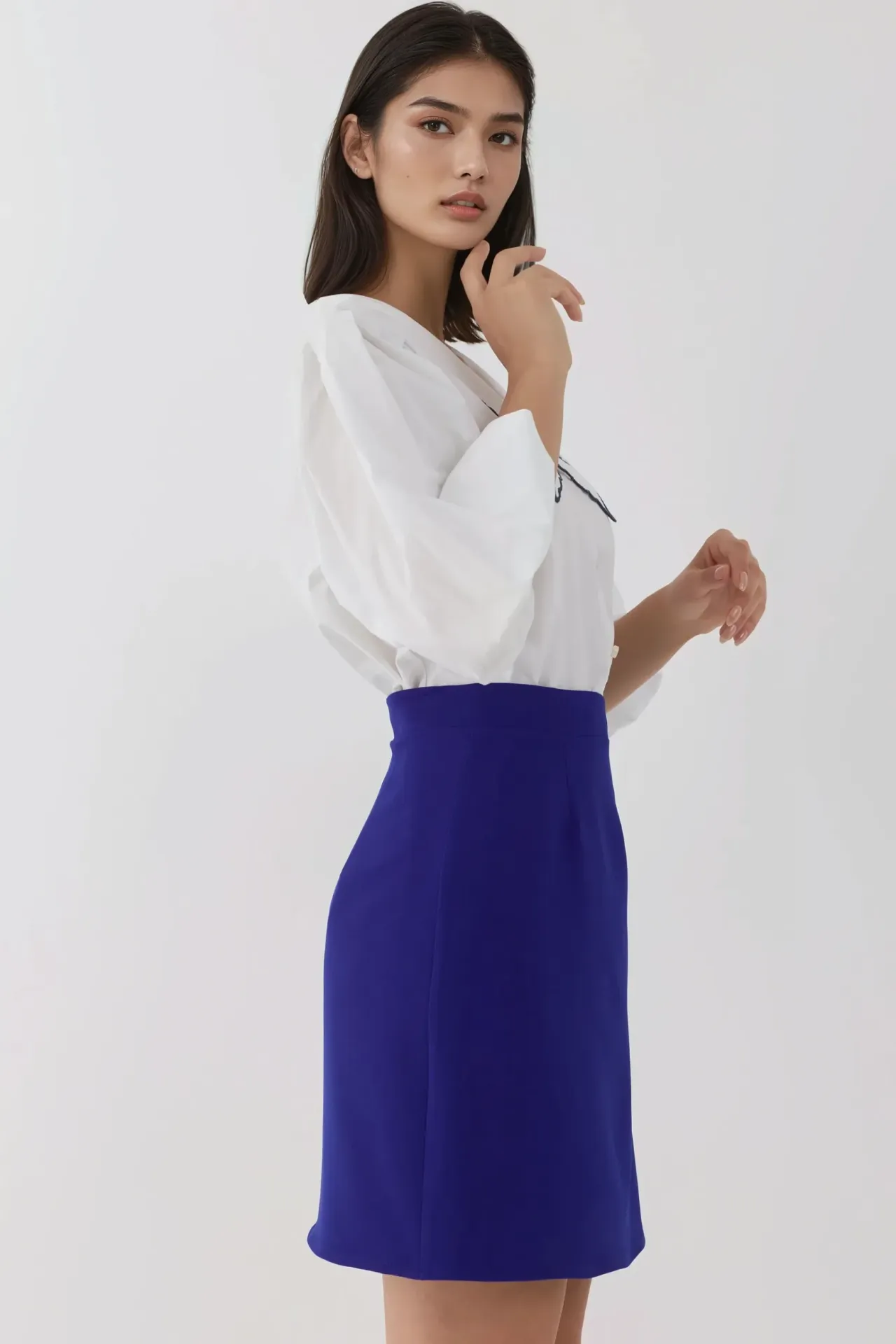 High-Waist Mini A-Line Skirt 3