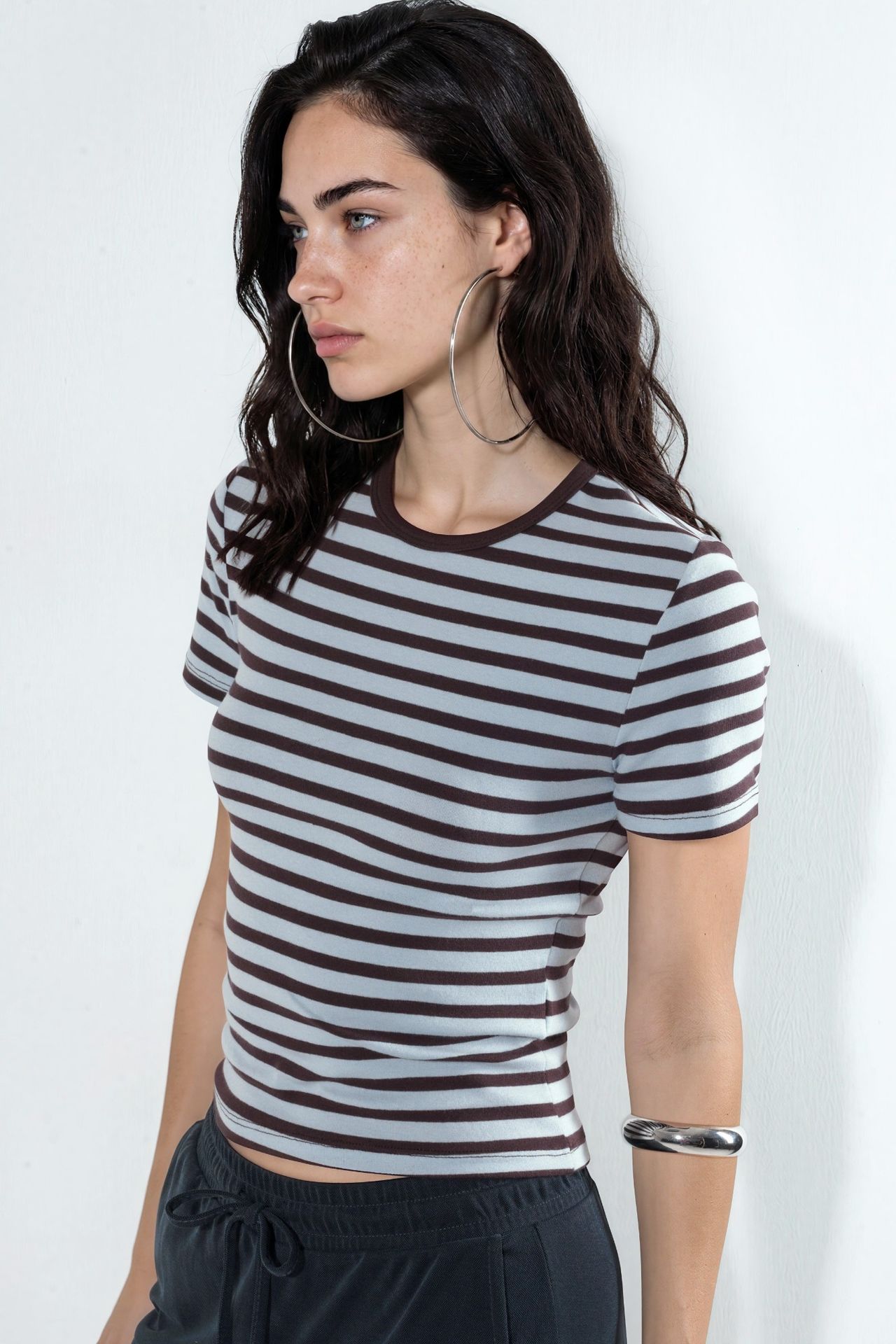 BUSEM Striped Crew Neck T-Shirt 2