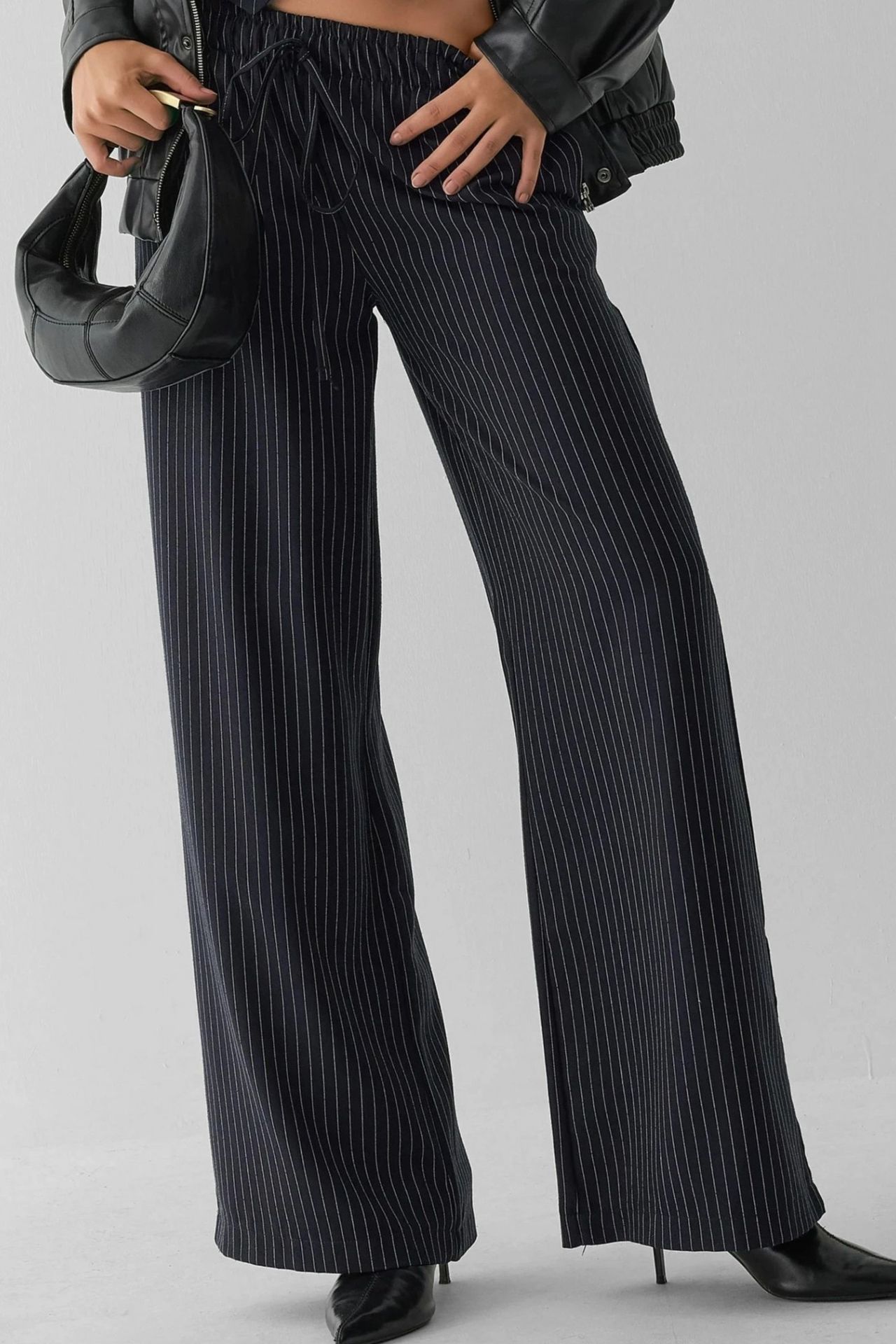 Striped Wide Leg Pants 1