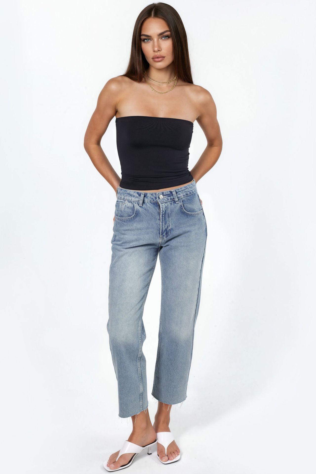BUSEM Bandeau Crop Top 5