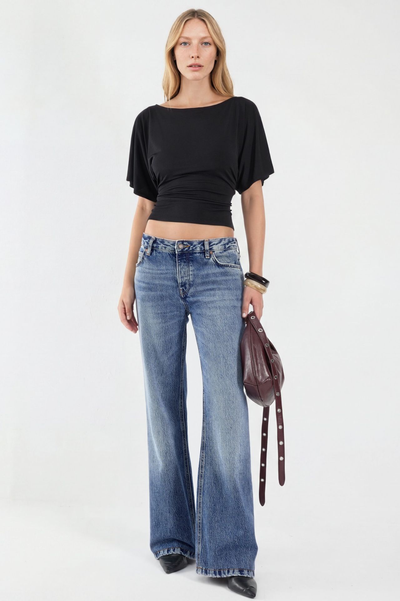 Boat Neck Knitted Top 3