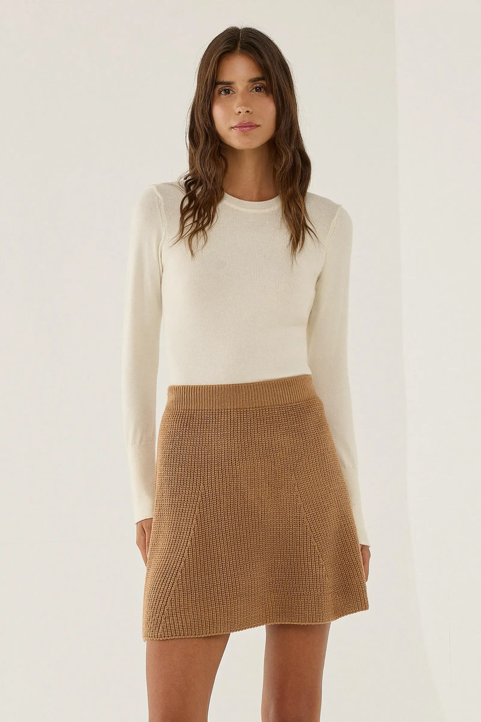 Knit Mini Skirt 1
