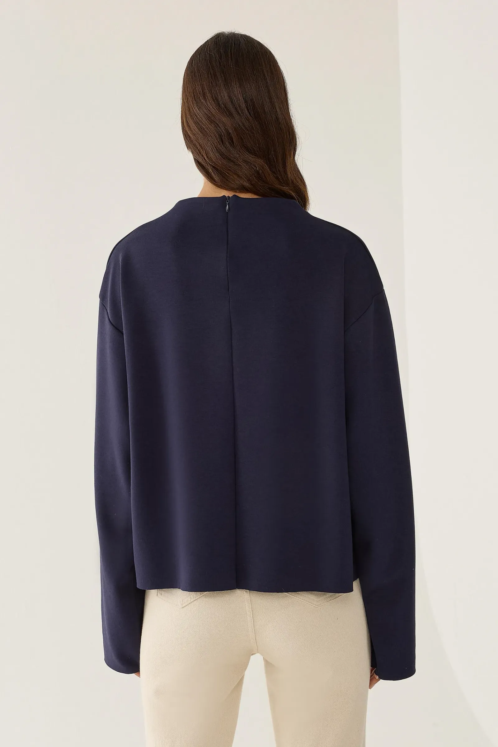 Comfort Fit Stitch Detailed Blouse 4