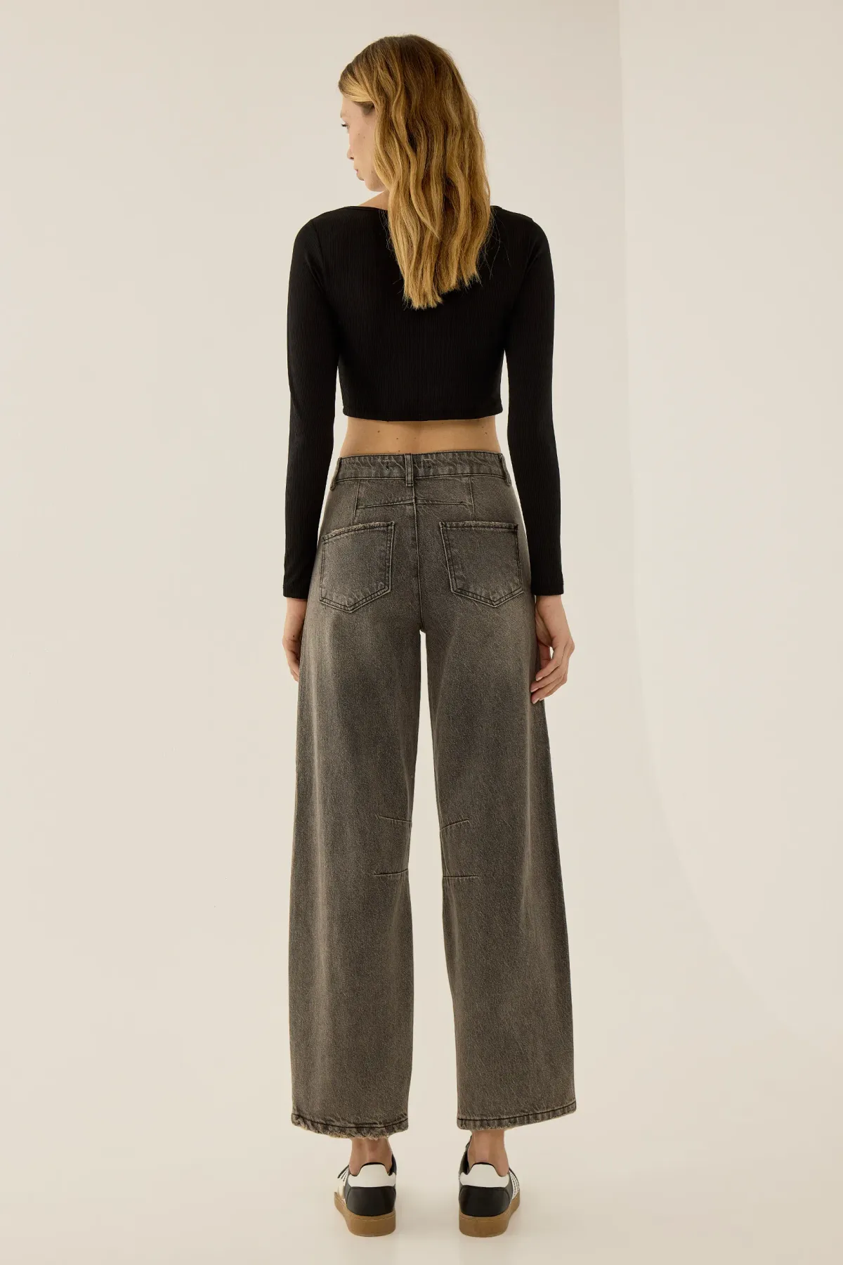 High Waist Balloon Fit Jeans 4