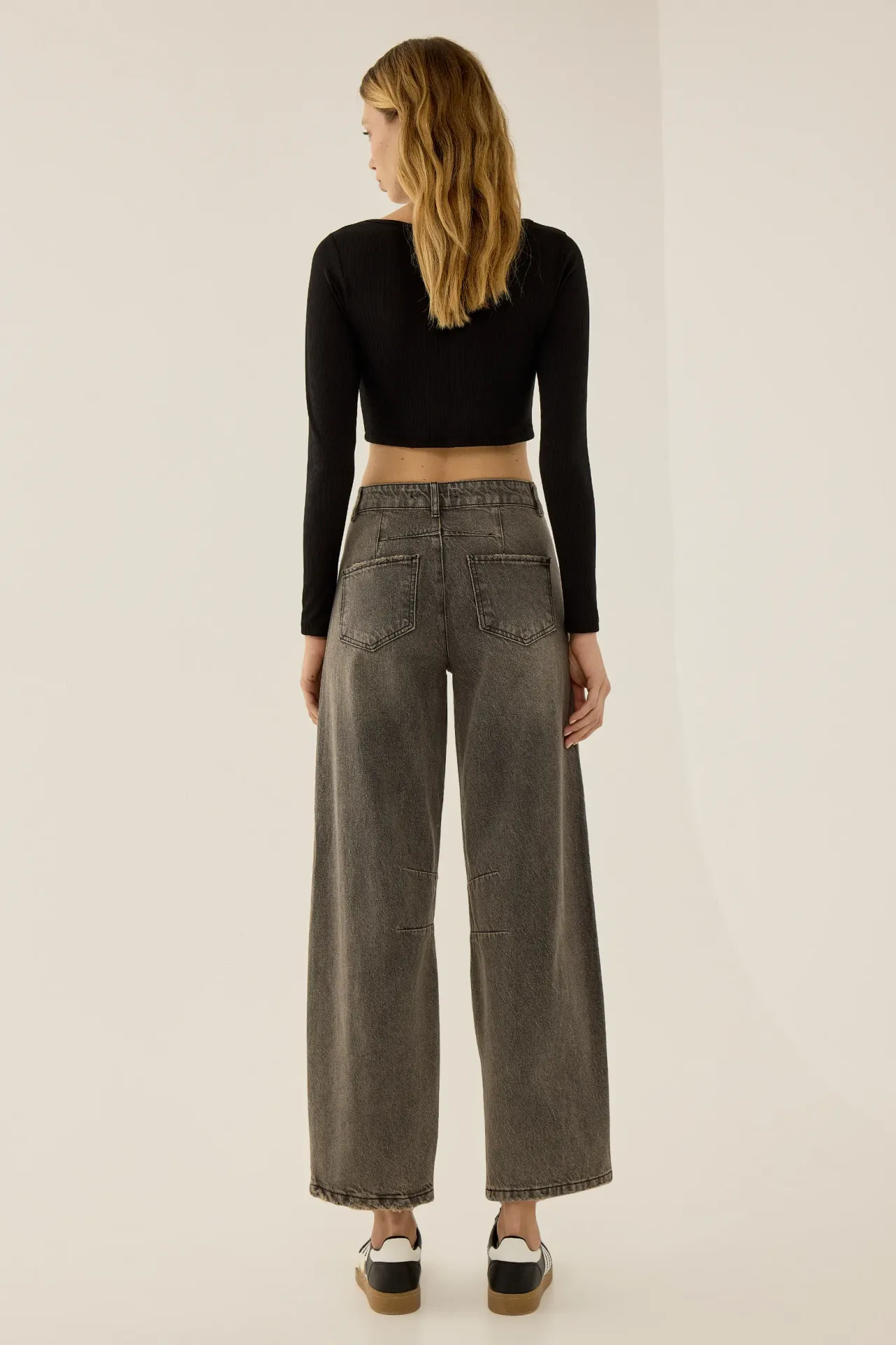 High Waist Balloon Fit Jeans