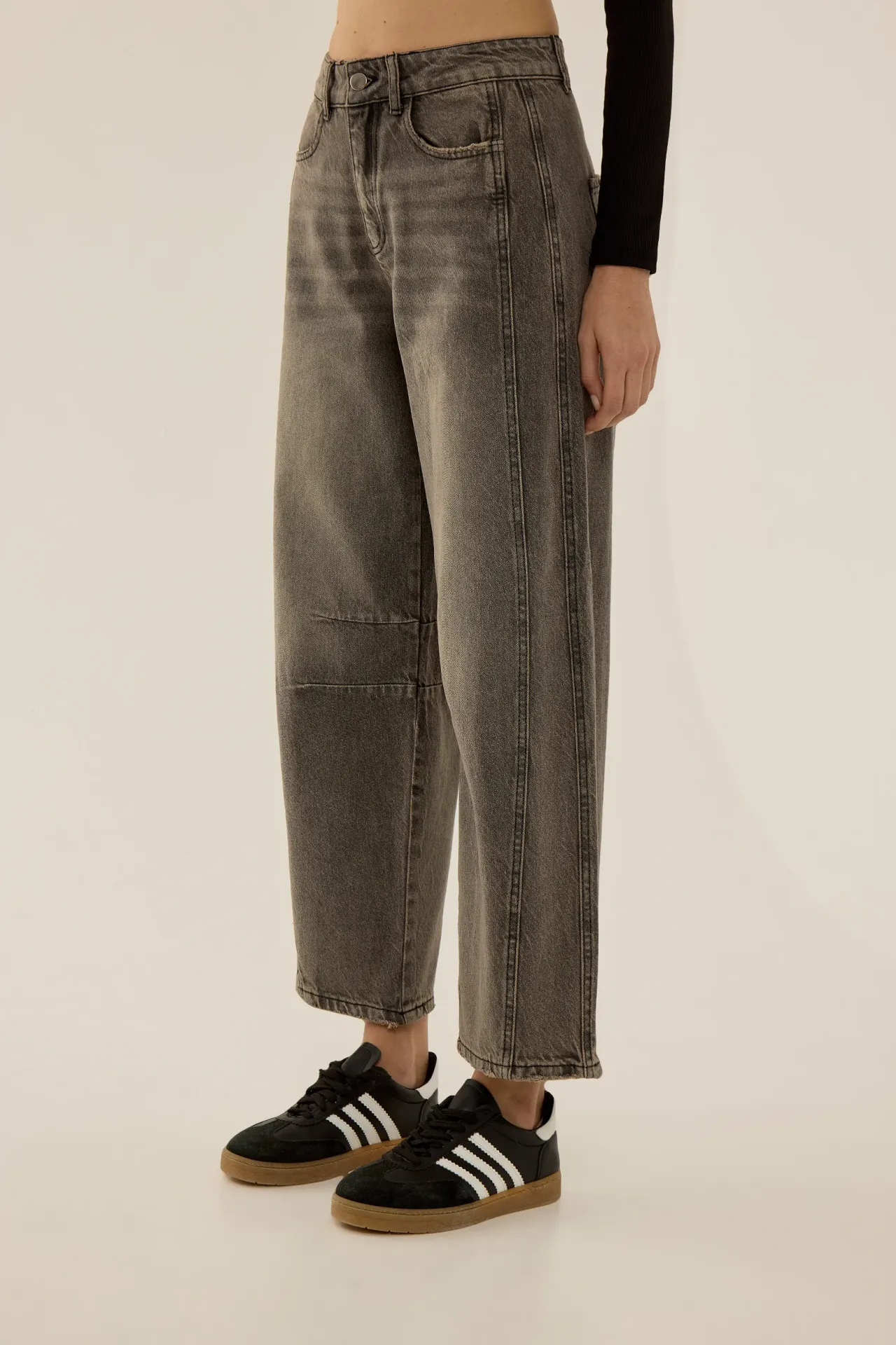 High Waist Balloon Fit Jeans