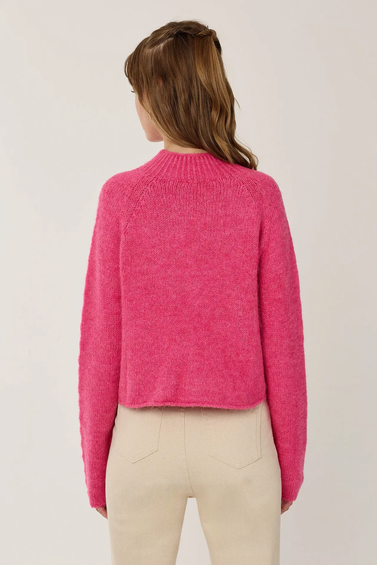 Knitted High-Neck Sweater