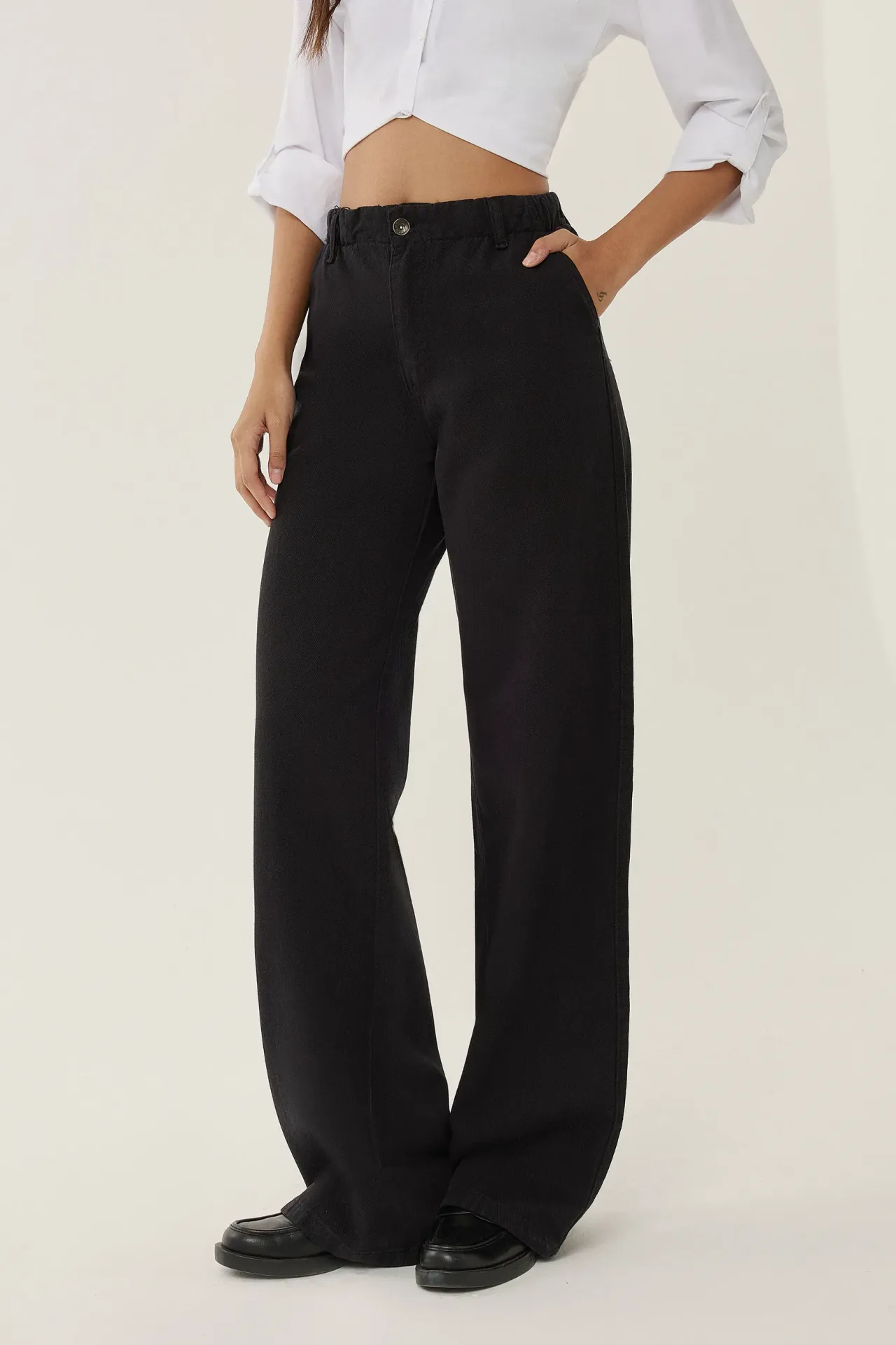 High Waist Wide Leg Pants