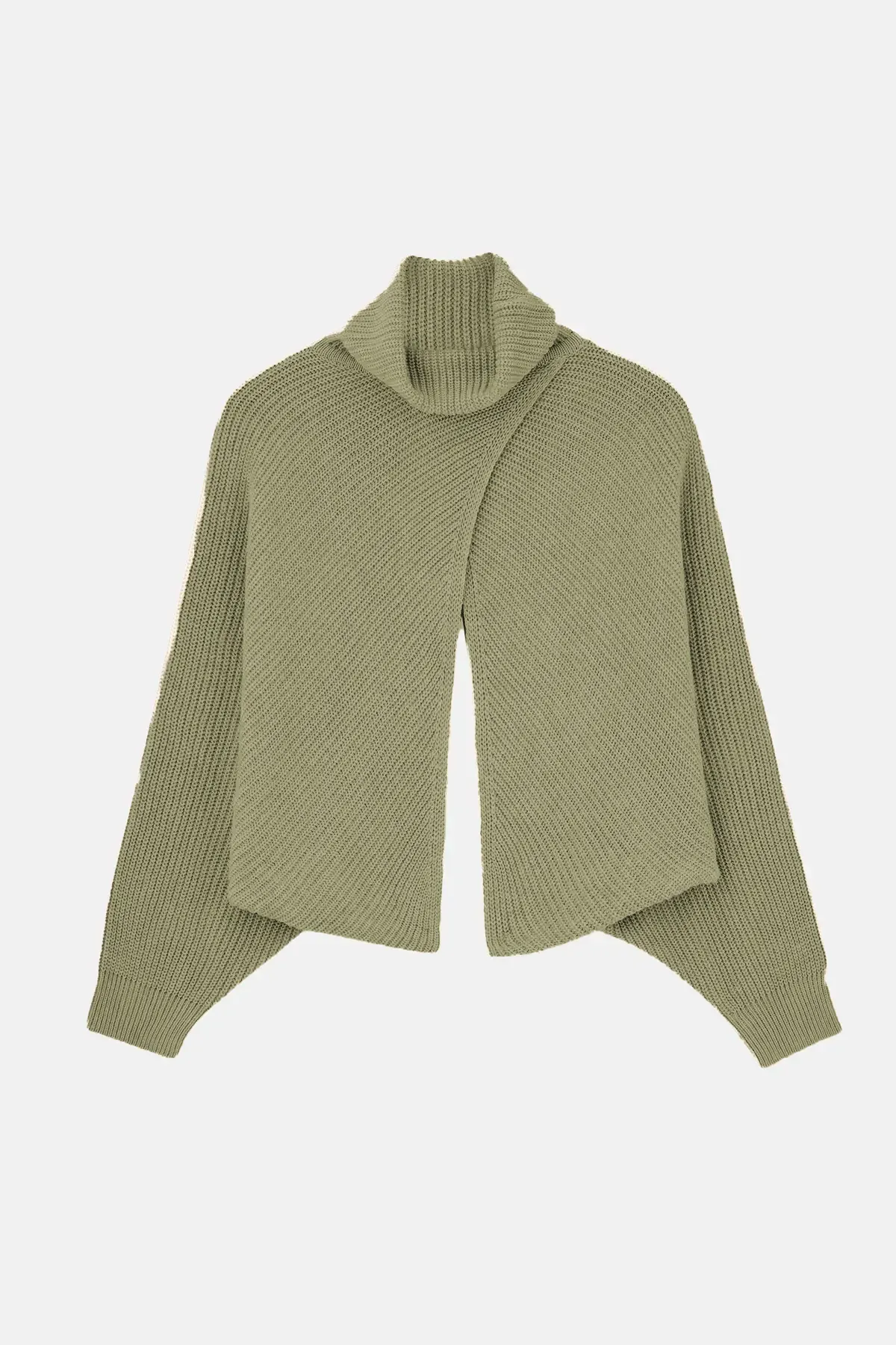 Turtleneck Long Sleeve Sweater 1