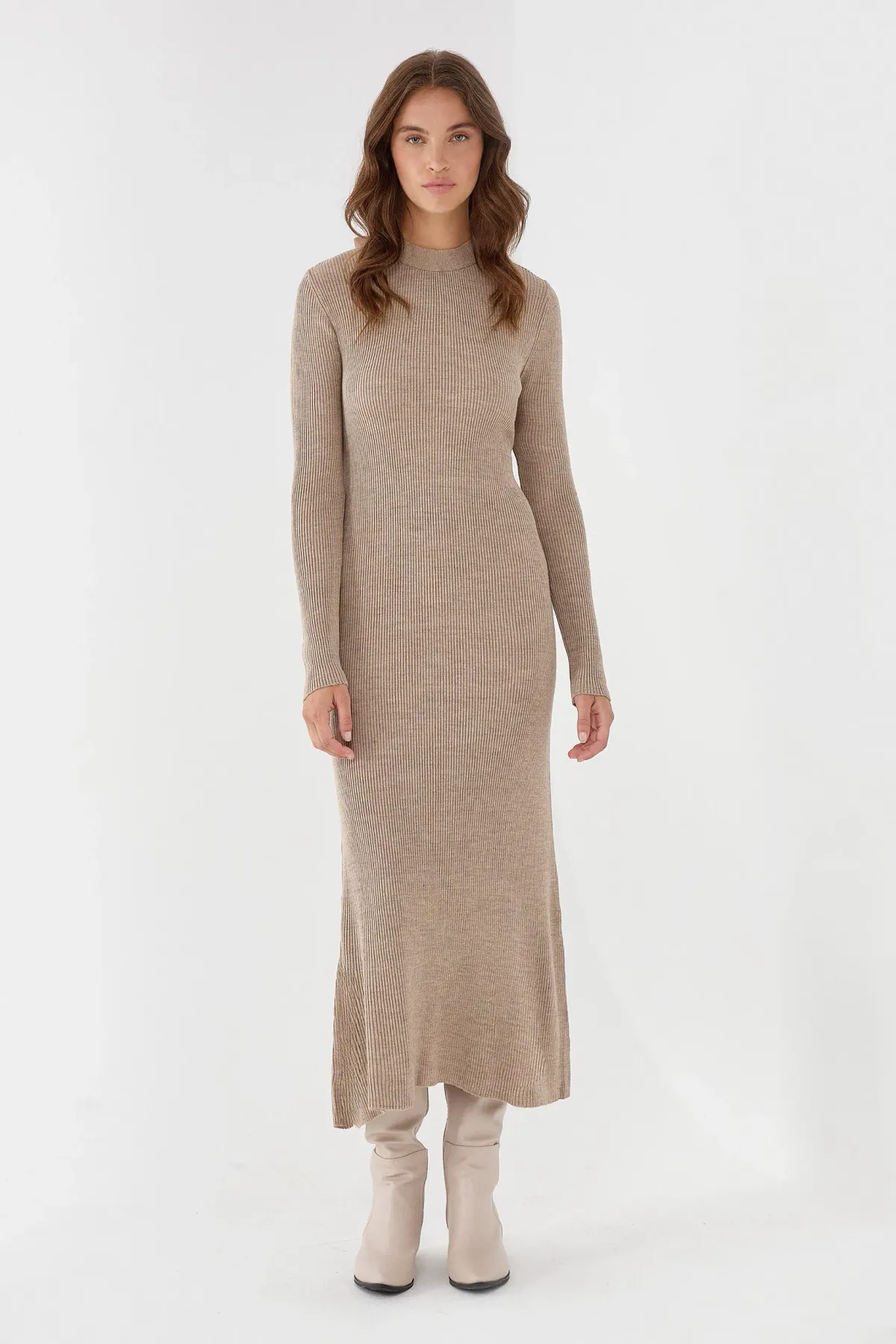 Open Back Maxi Knit Dress 2