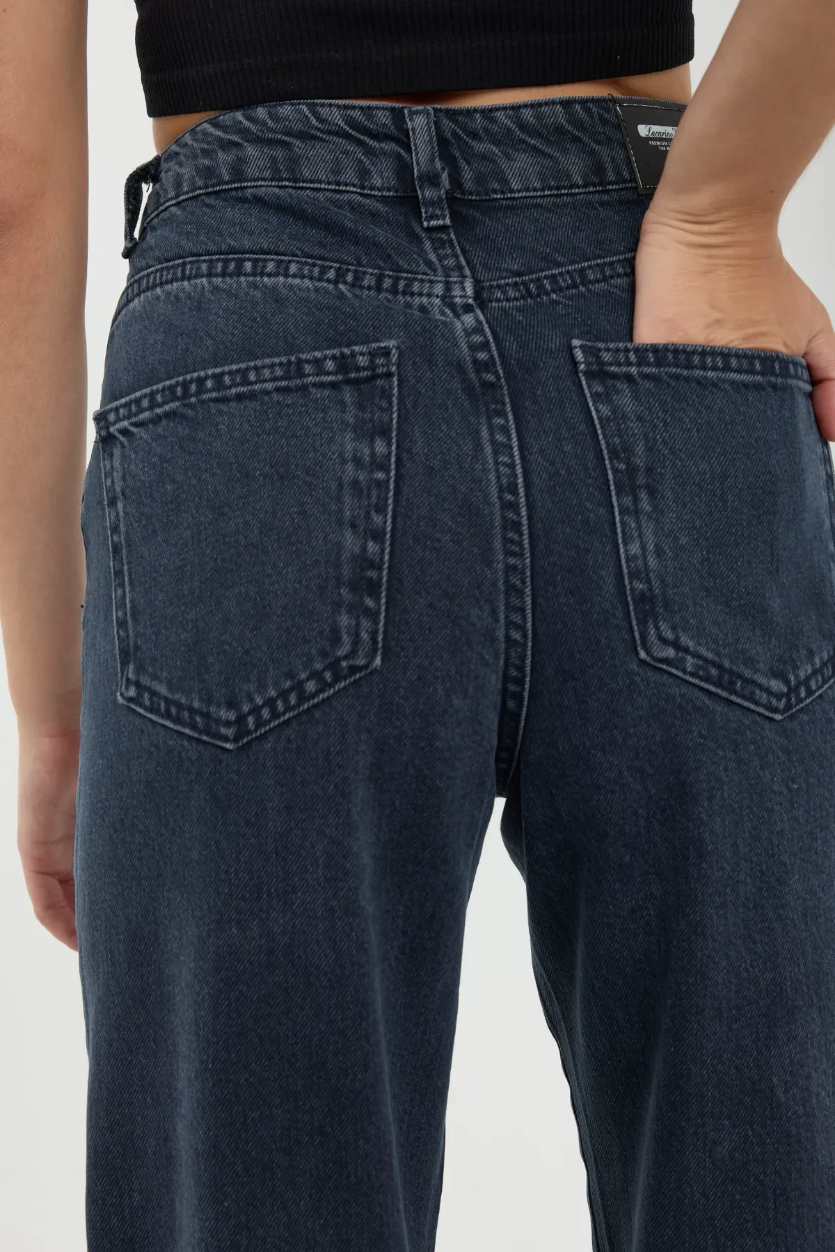 High Waist Wide Leg Denim Jeans 3
