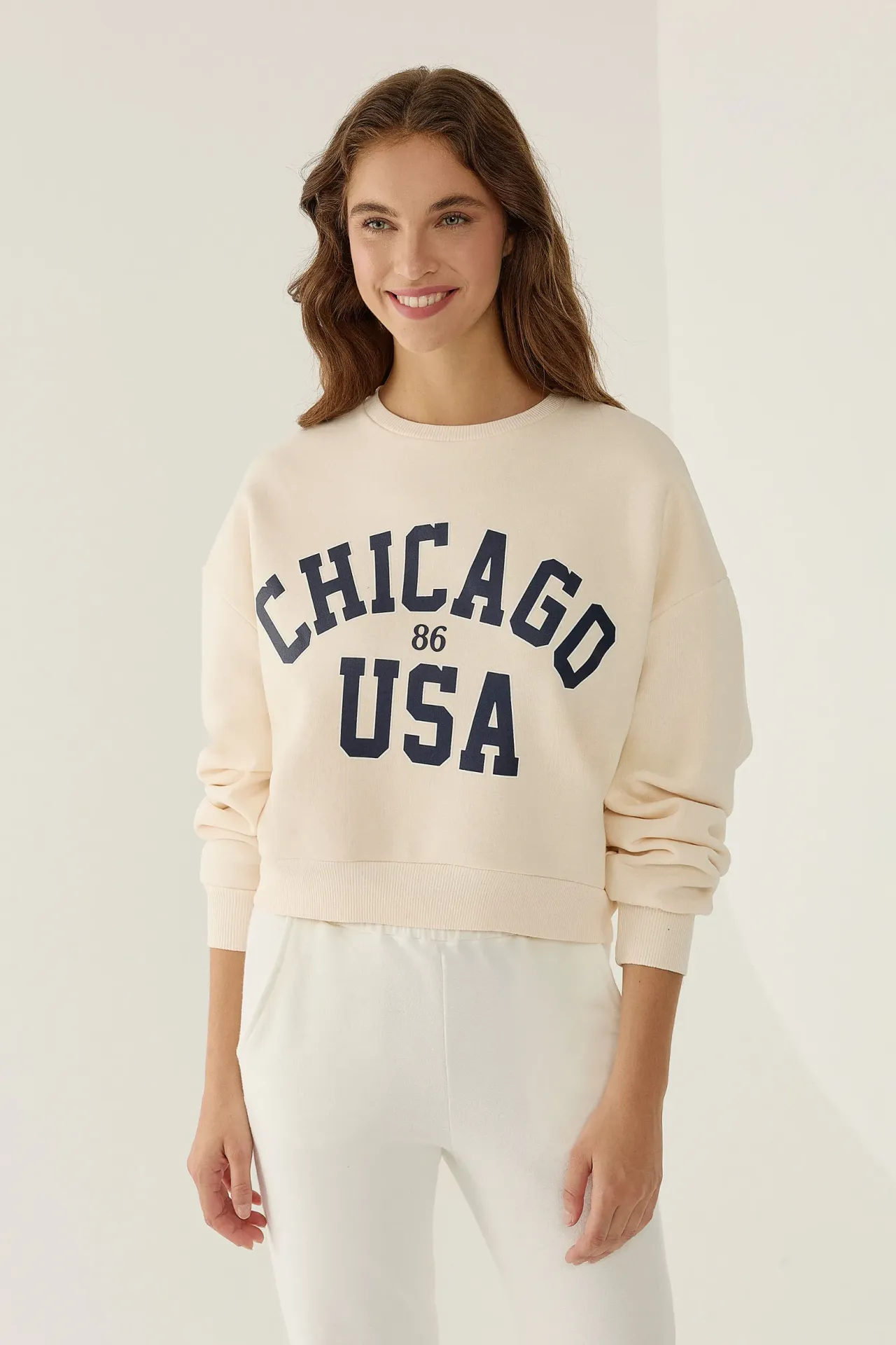 Relaxed Fit Printed Sweatshirt