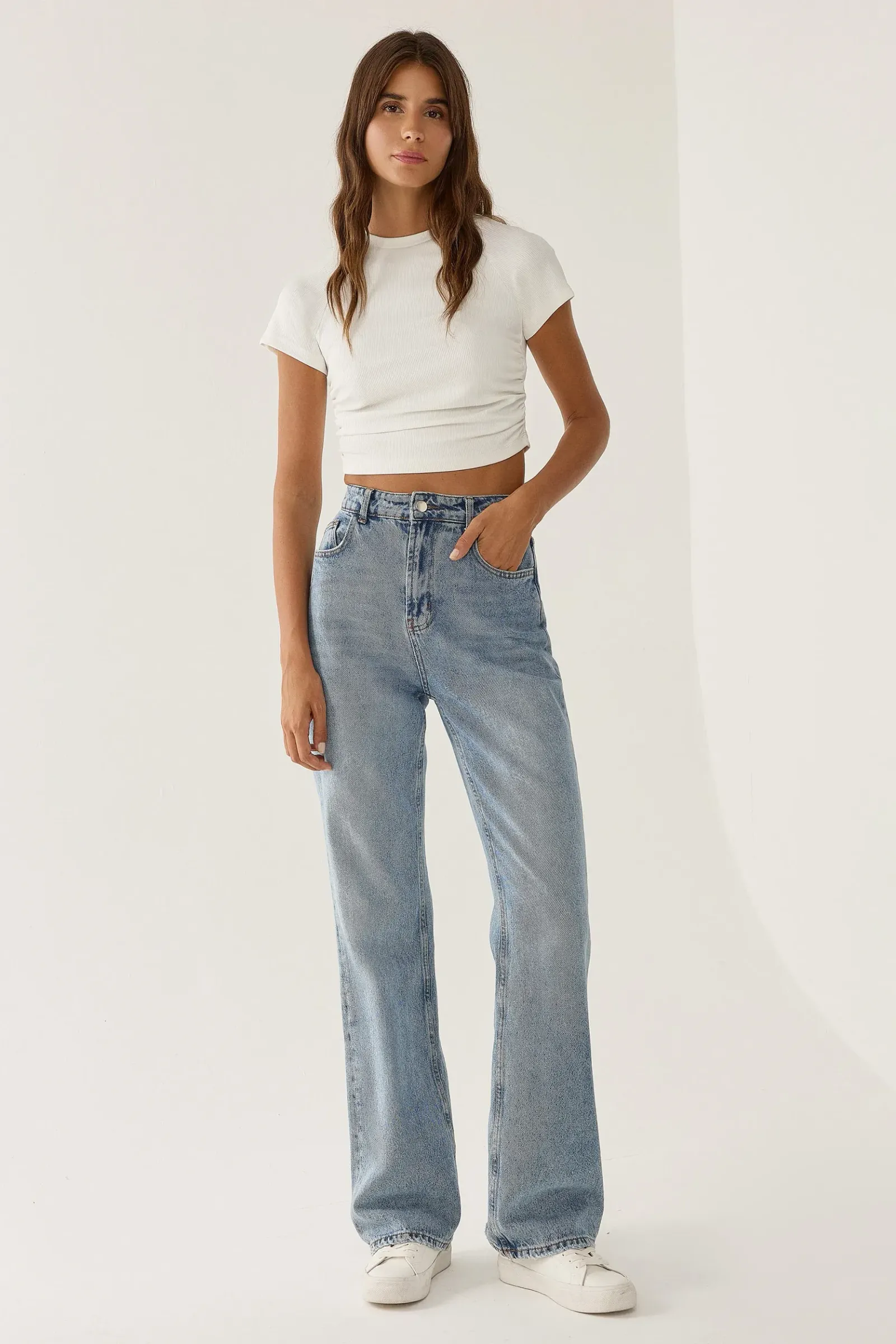 Ruched Detail Crop Top 2