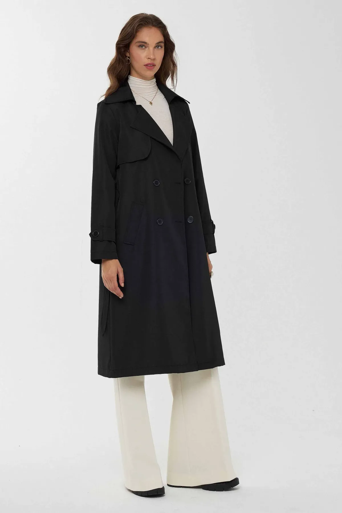 Trench Coat with Belt 3