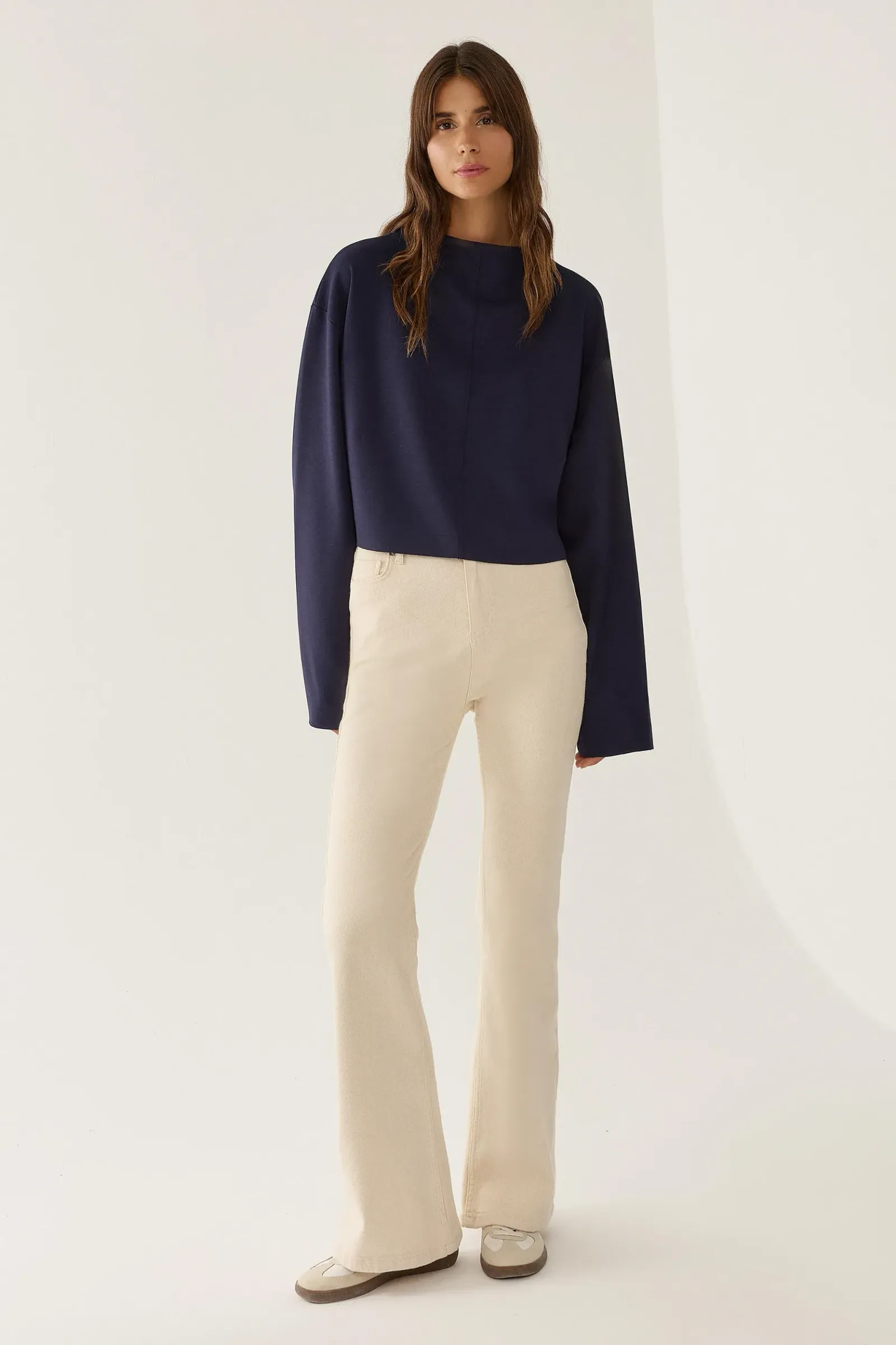 Comfort Fit Stitch Detailed Blouse 2
