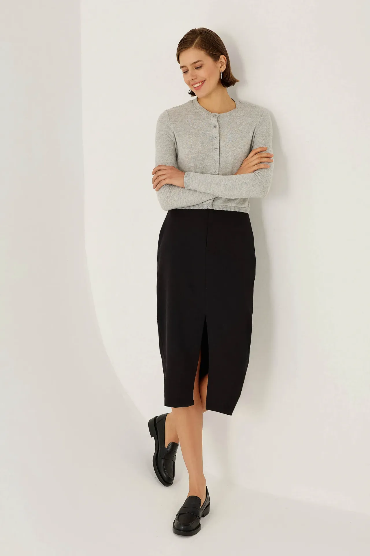 Slit Maxi Skirt