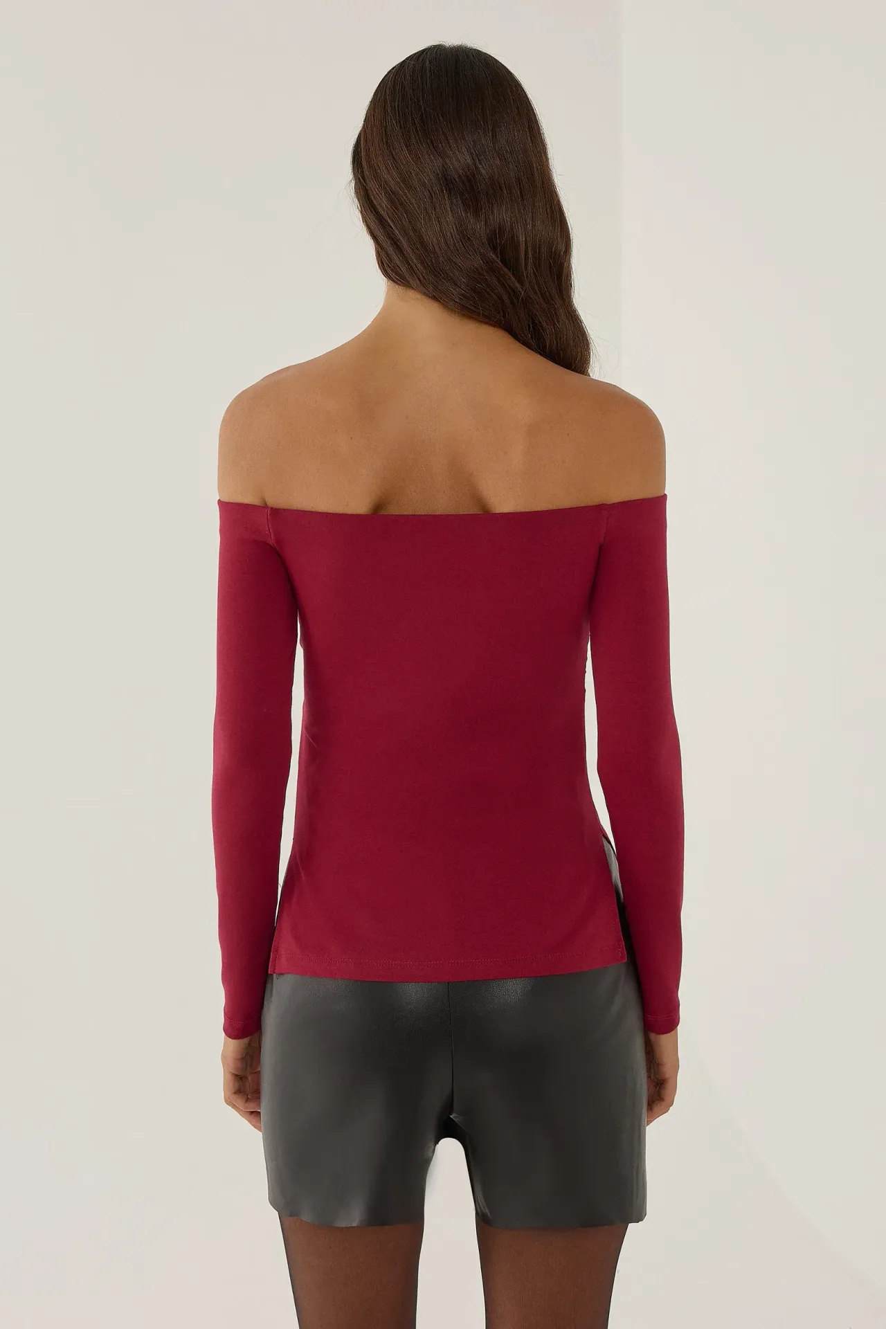 Off Shoulder Carmen Collar Blouse