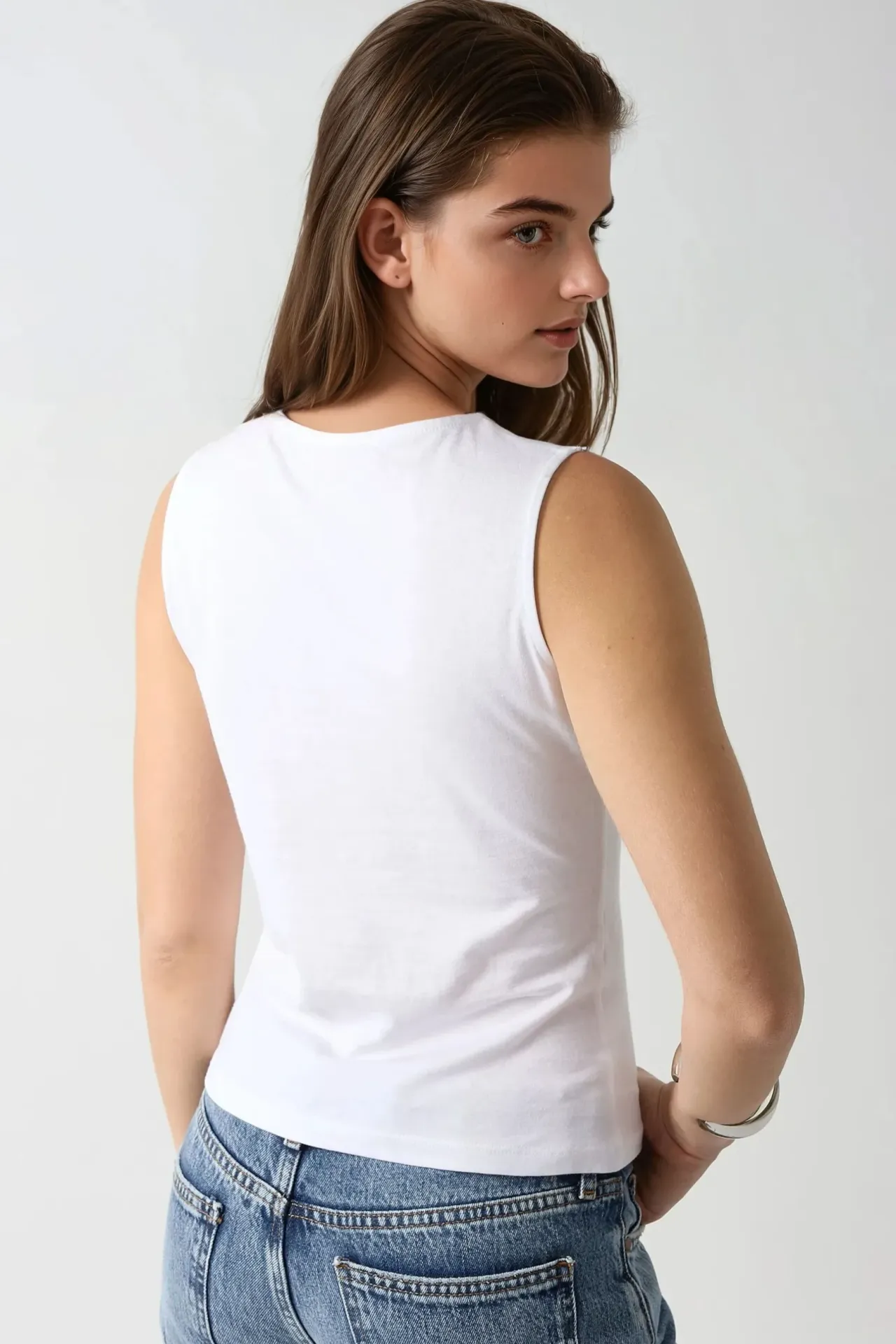 Slim Fit Printed Crew Neck T-Shirt