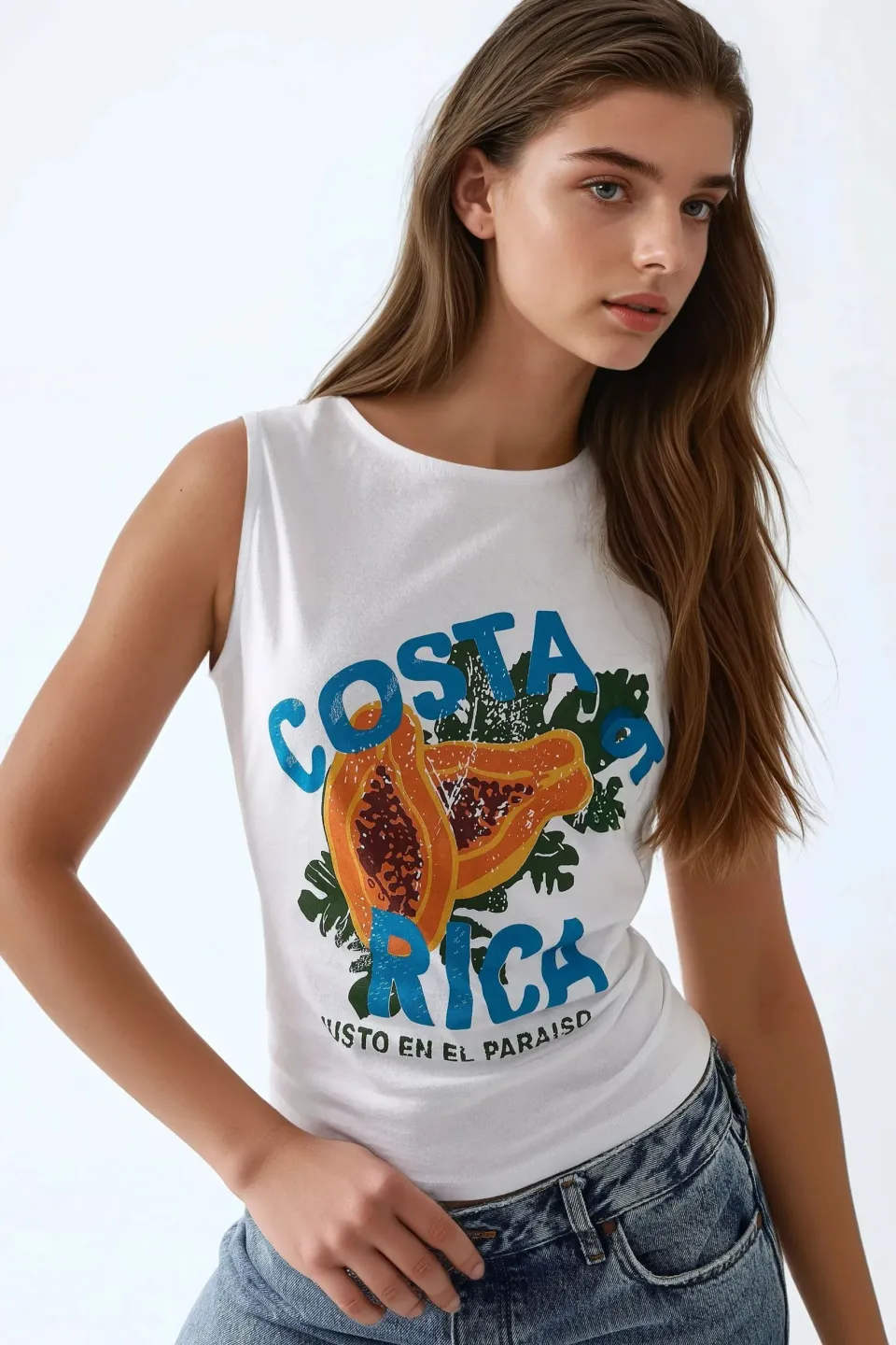 Slim Fit Printed Crew Neck T-Shirt