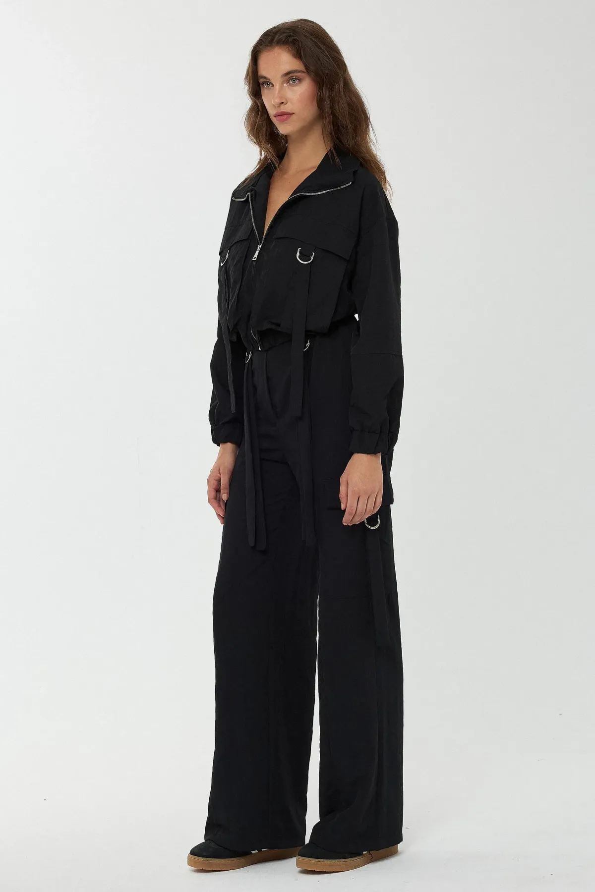 High Waist Cargo Pants 3