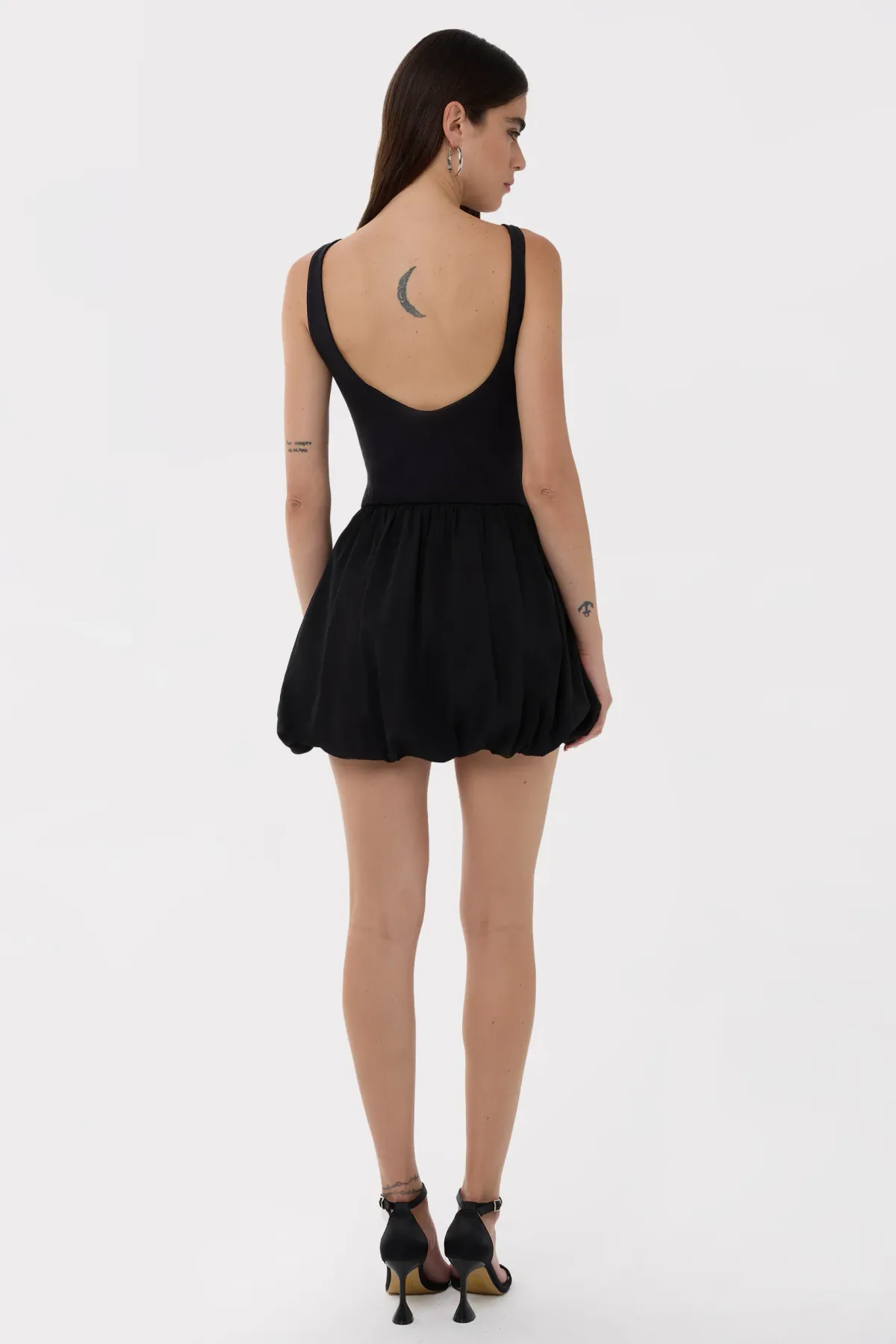 Balloon Skirt Mini Dress 5