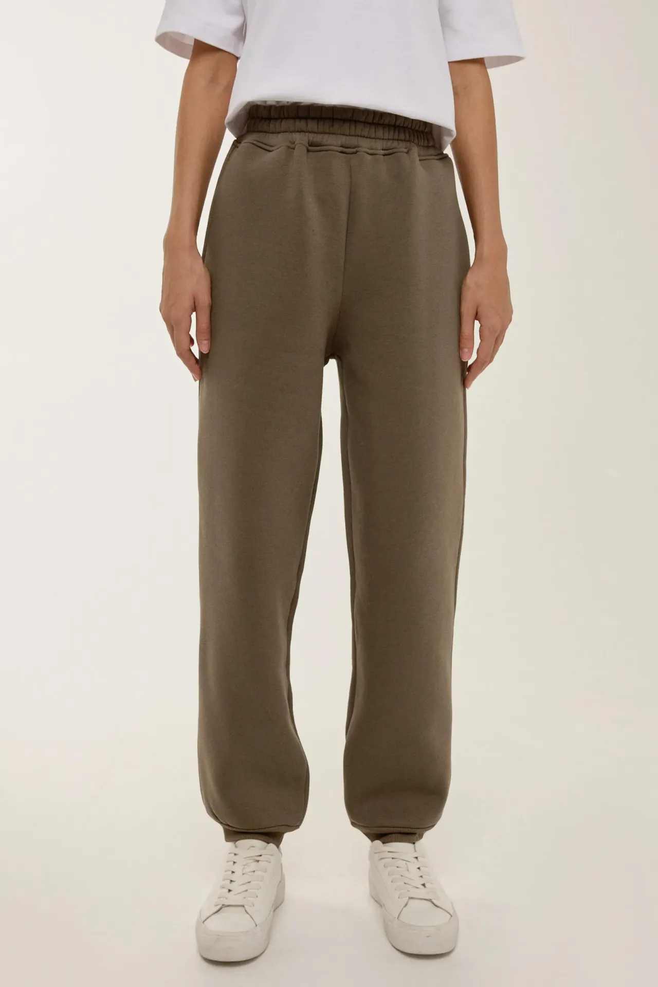 Basic Elastic Waist Sweatpants