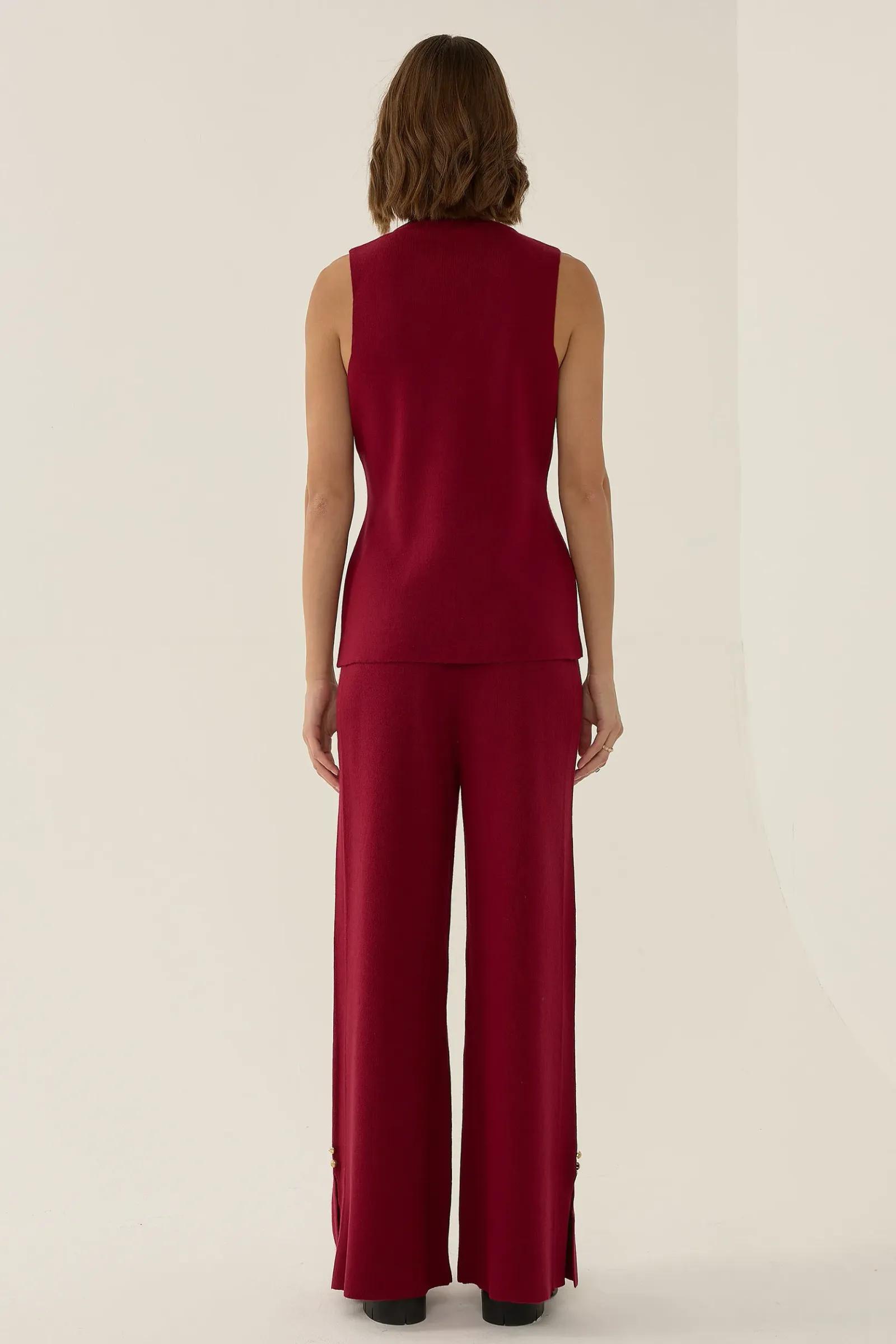 Knitwear Two-Piece Set with Button Detail 5
