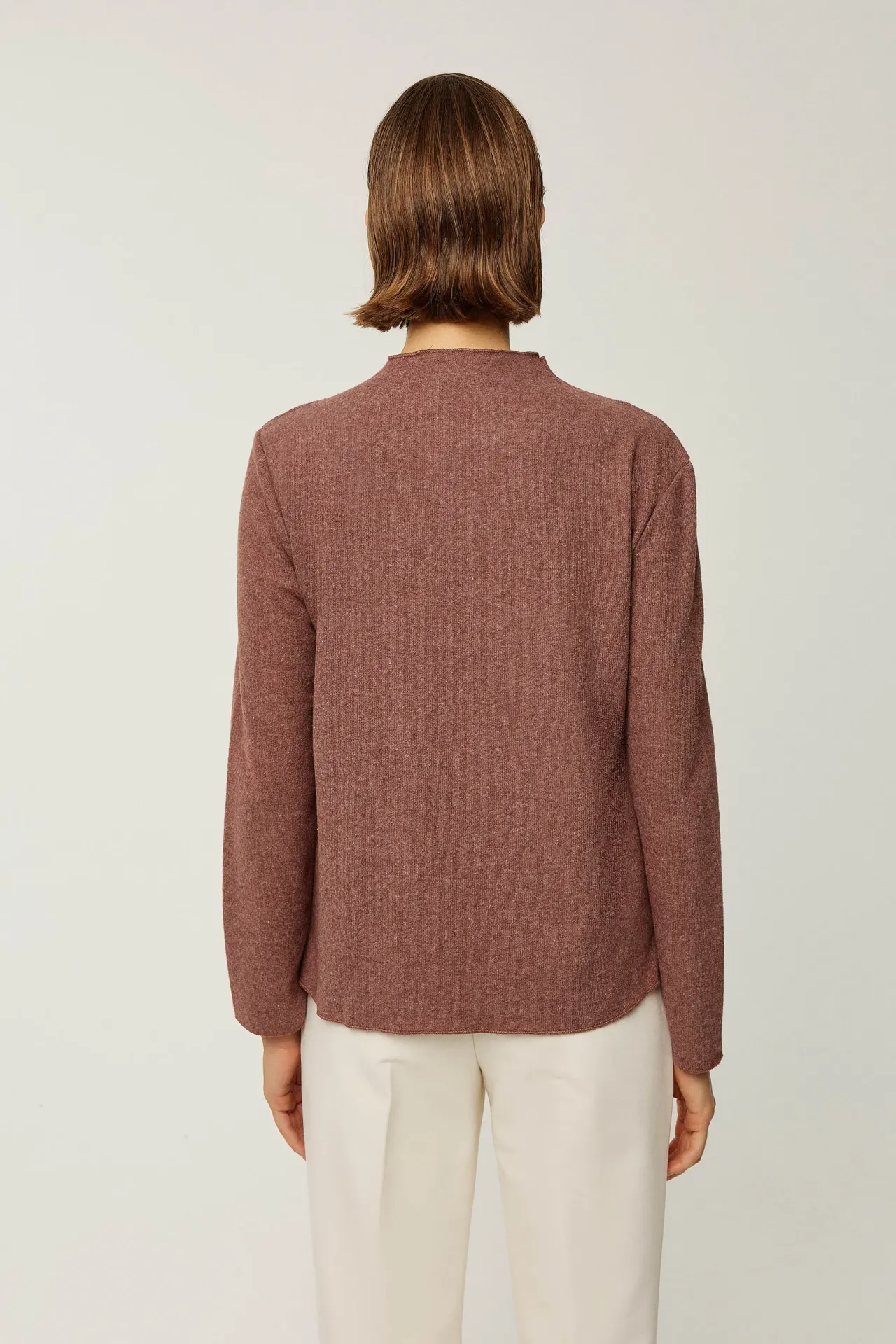 Half Turtleneck Knitted Top