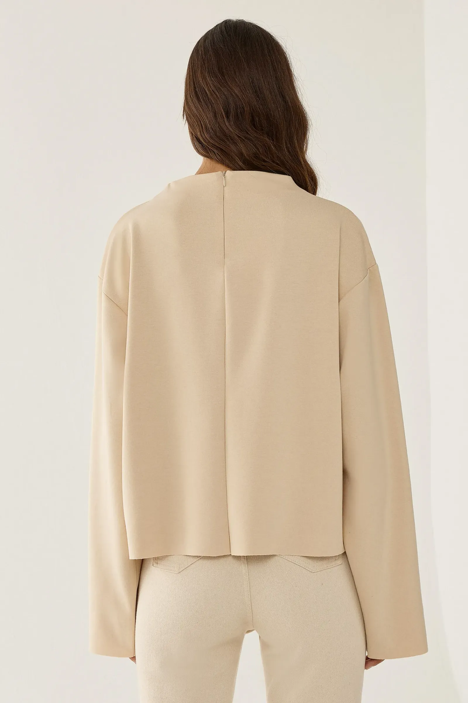 Comfort Fit Stitch Detailed Blouse 5