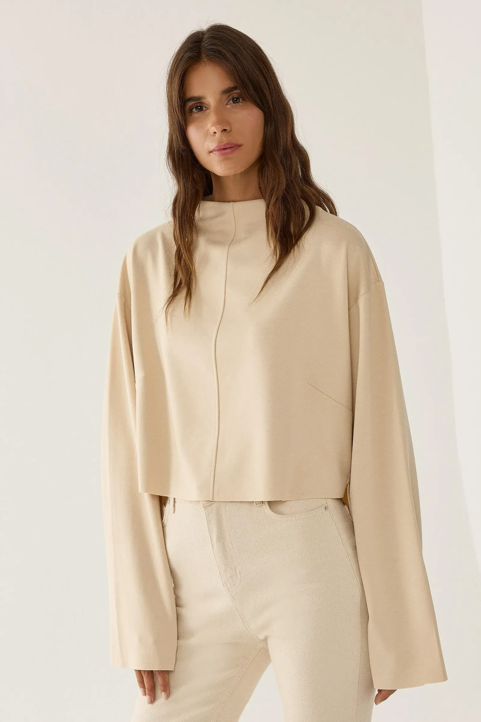 Comfort Fit Stitch Detailed Blouse 4