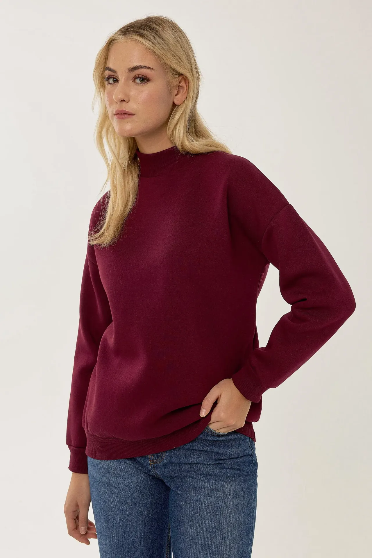 Regular Fit Knitted Sweatshirt