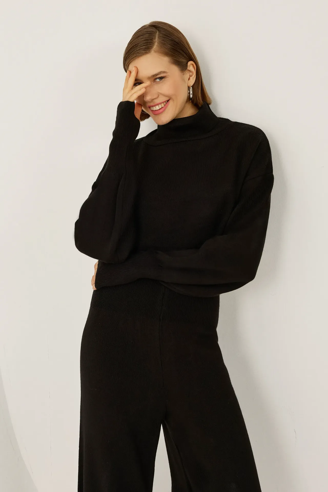 Turtleneck Knit Co-ord Set